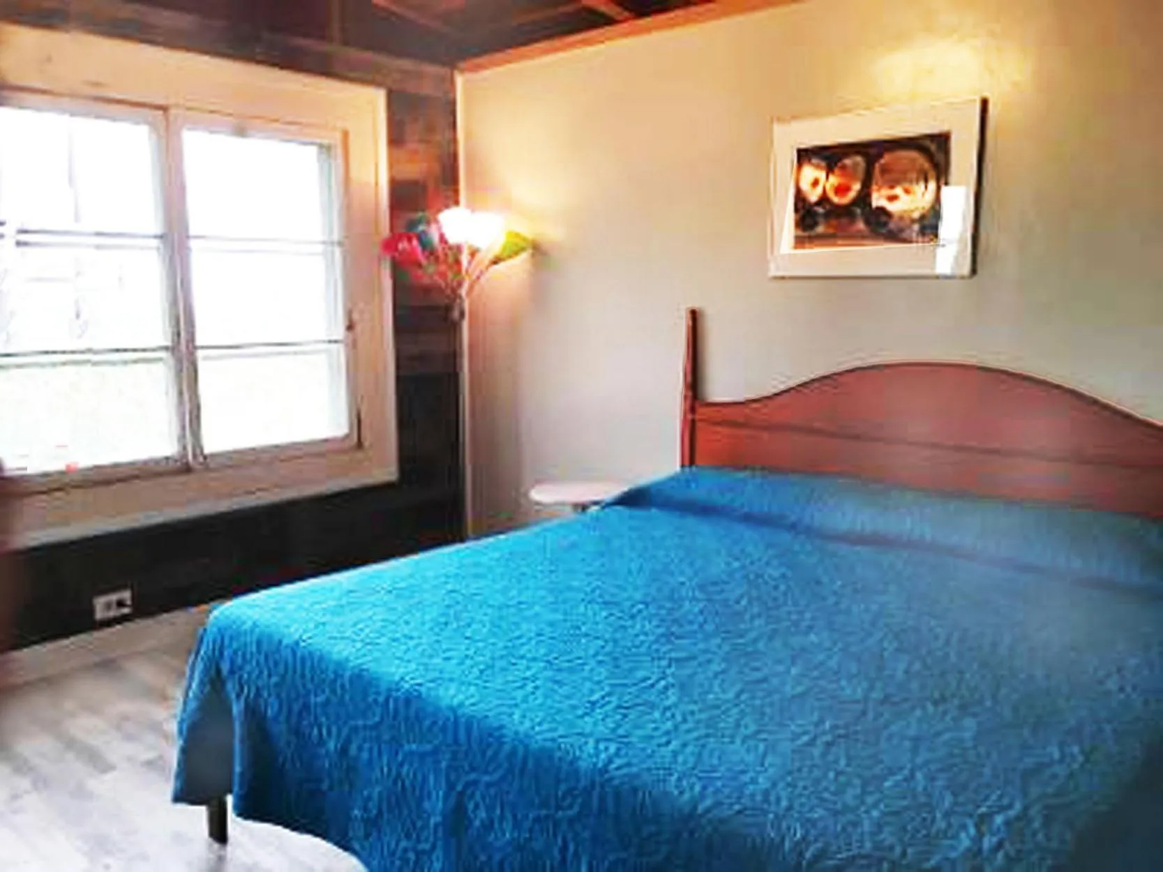 Bed in Aeolian Ranch Guest house
