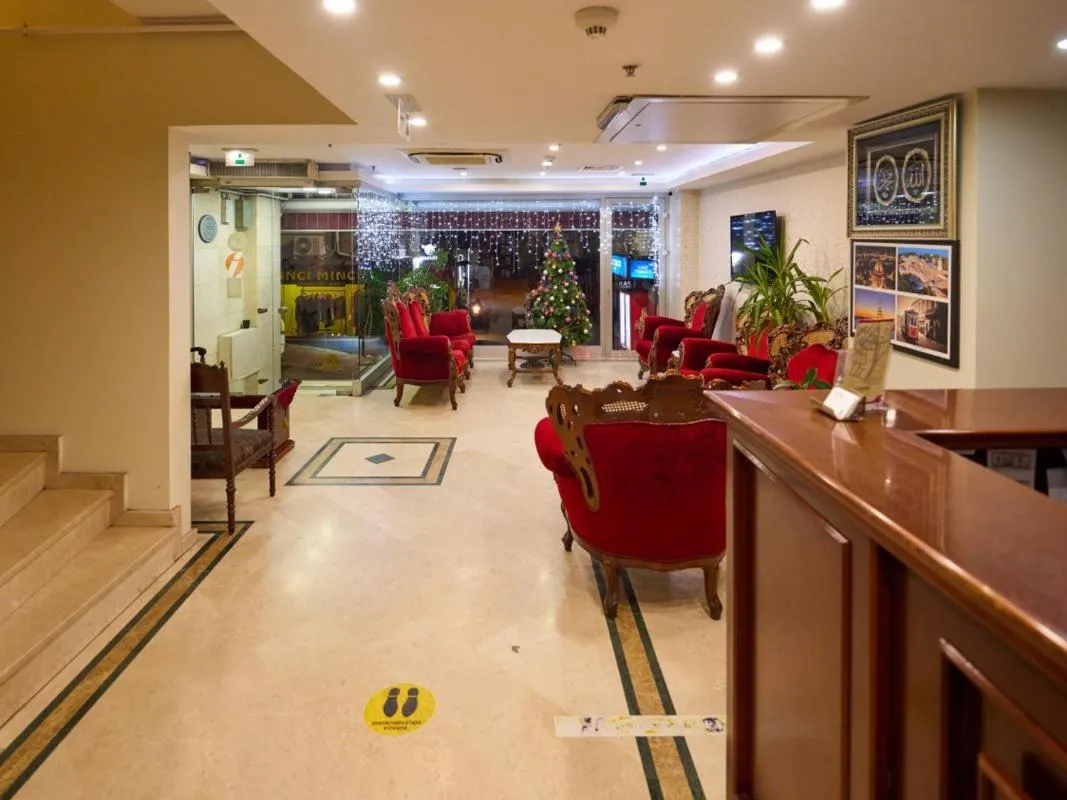 Lobby or reception in Istanbul Newcity Hotel