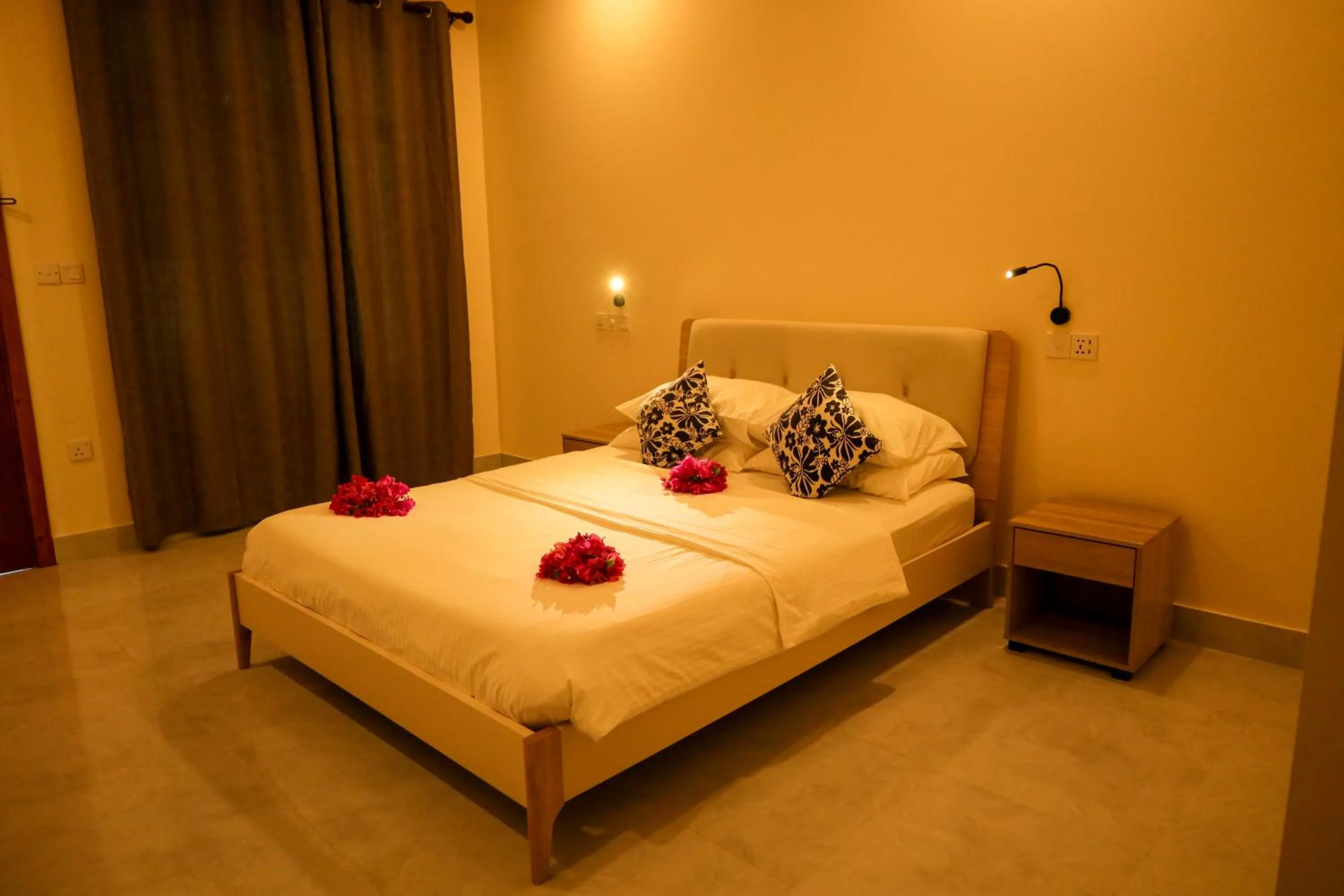 Bedroom, Bed in Charming Holiday Lodge