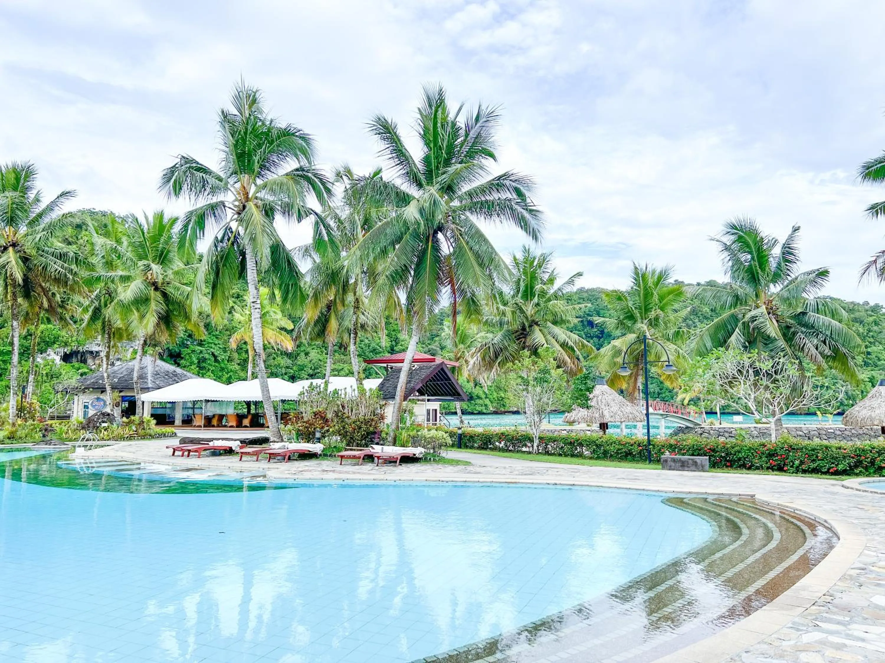 Swimming pool in Palau Royal Resort