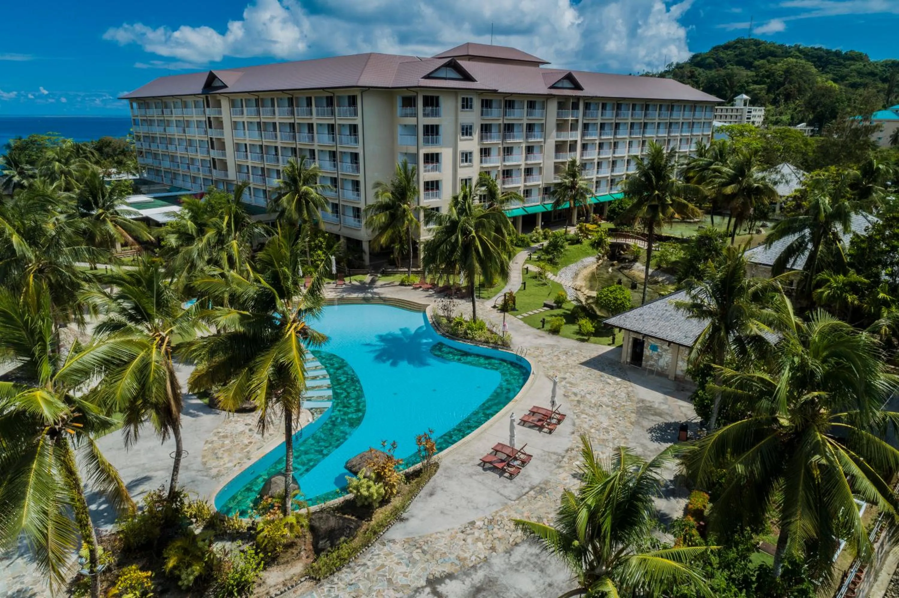 Swimming pool in Palau Royal Resort