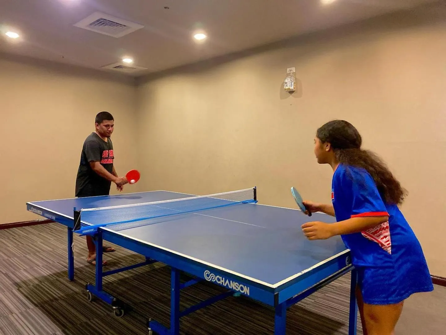 Table tennis in Palau Royal Resort