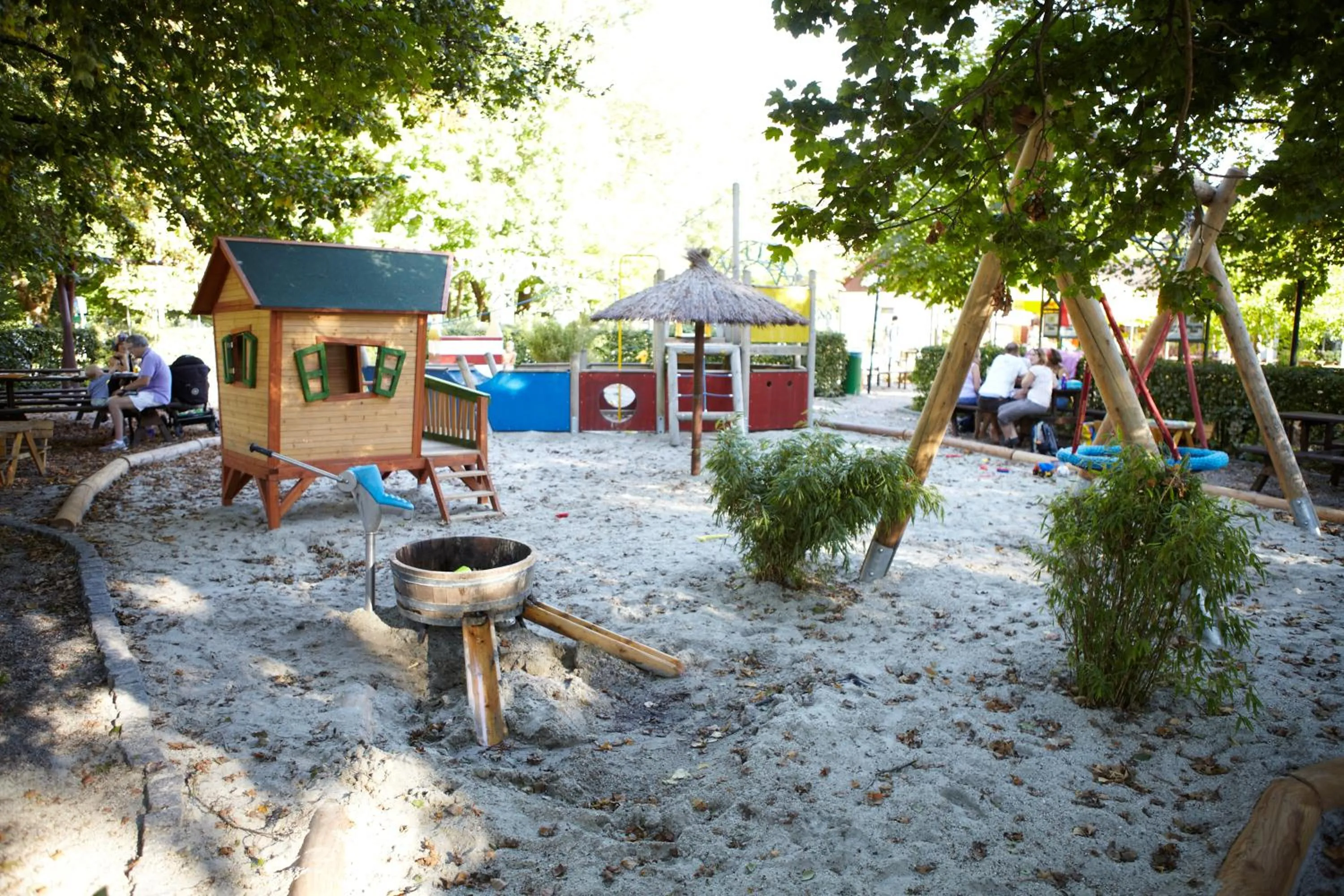 Children play ground in Langwieder See