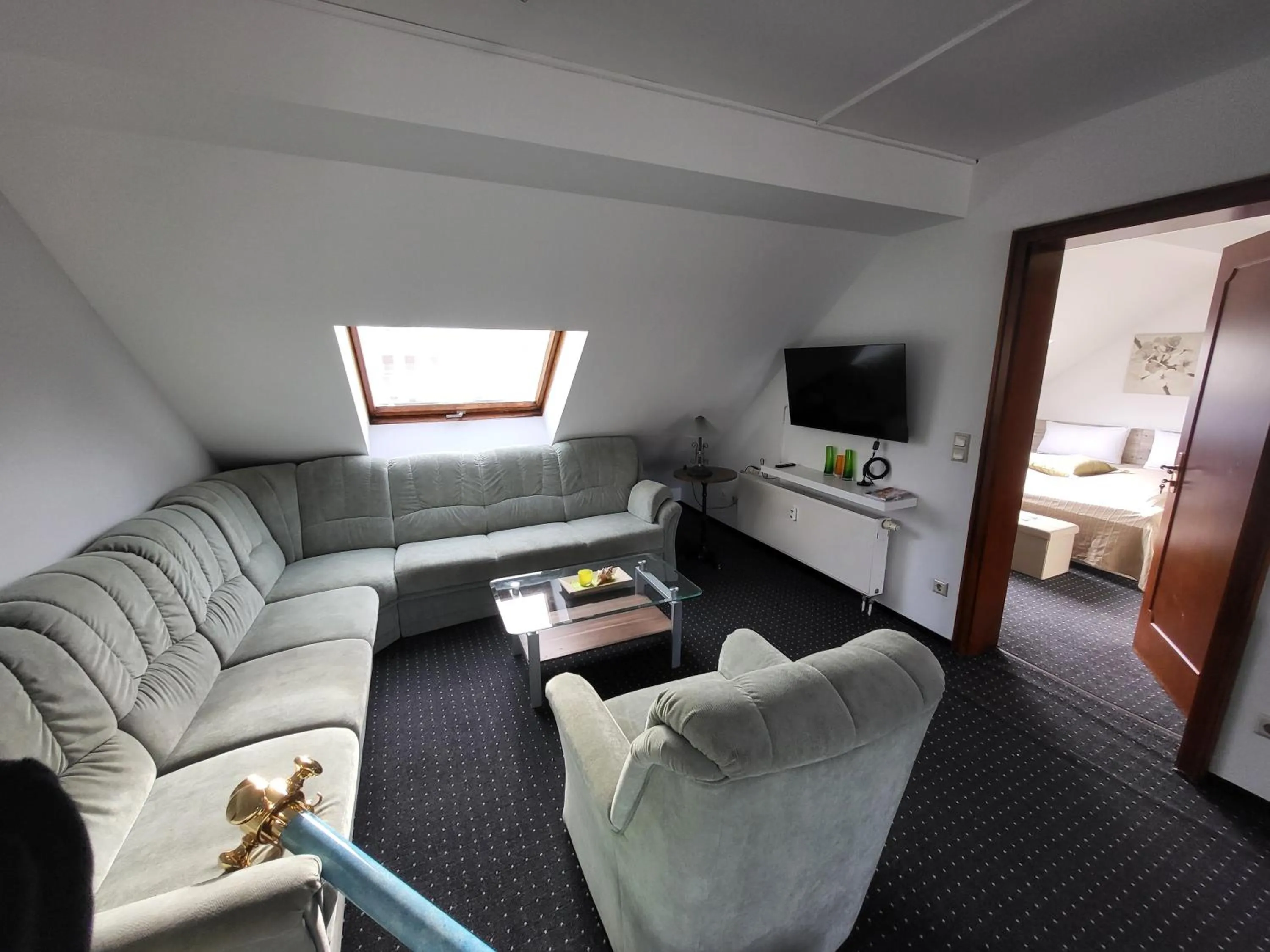 Communal lounge/ TV room in Albergo City Hotel Berlin