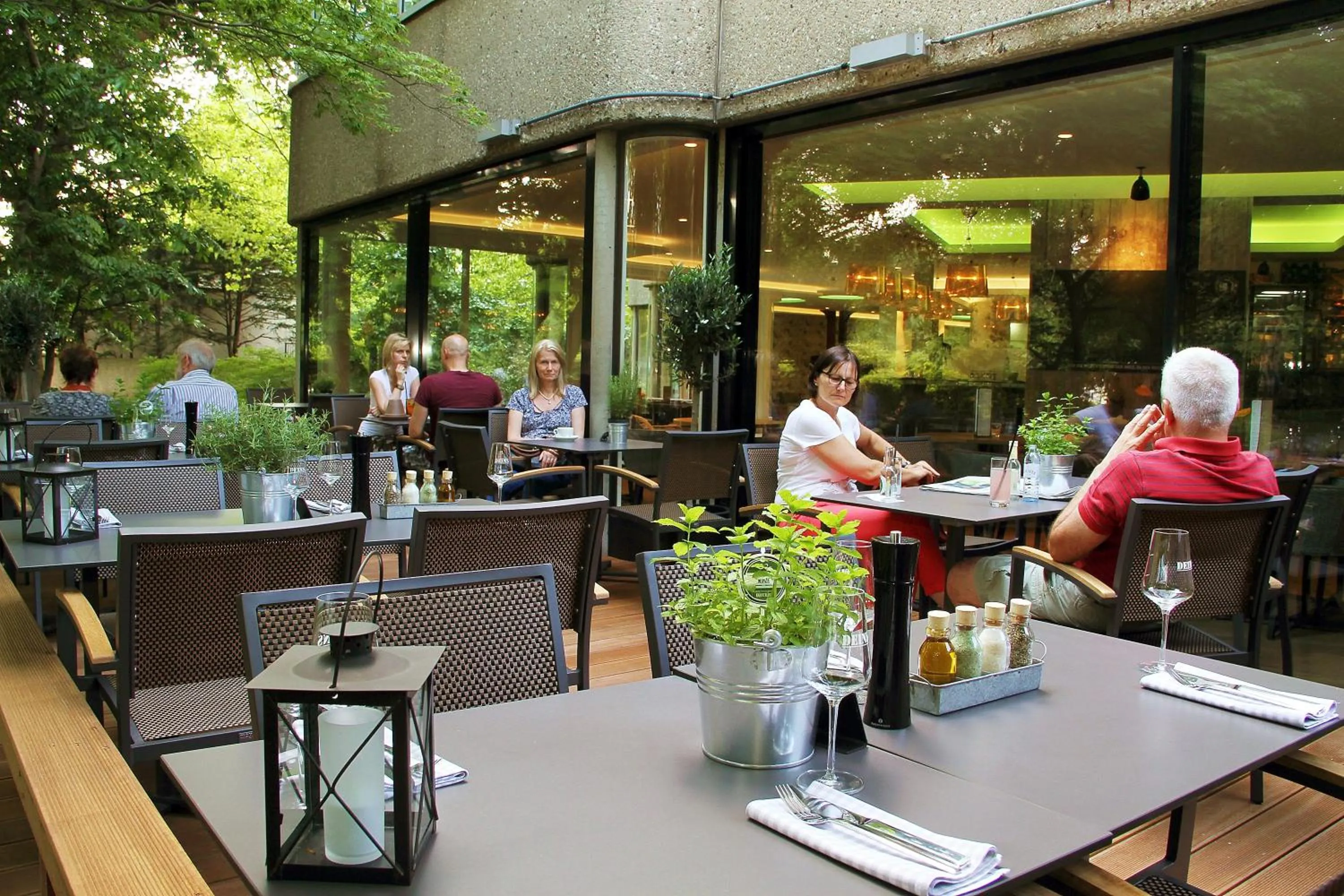 Balcony/Terrace in Congress Hotel am Stadtpark