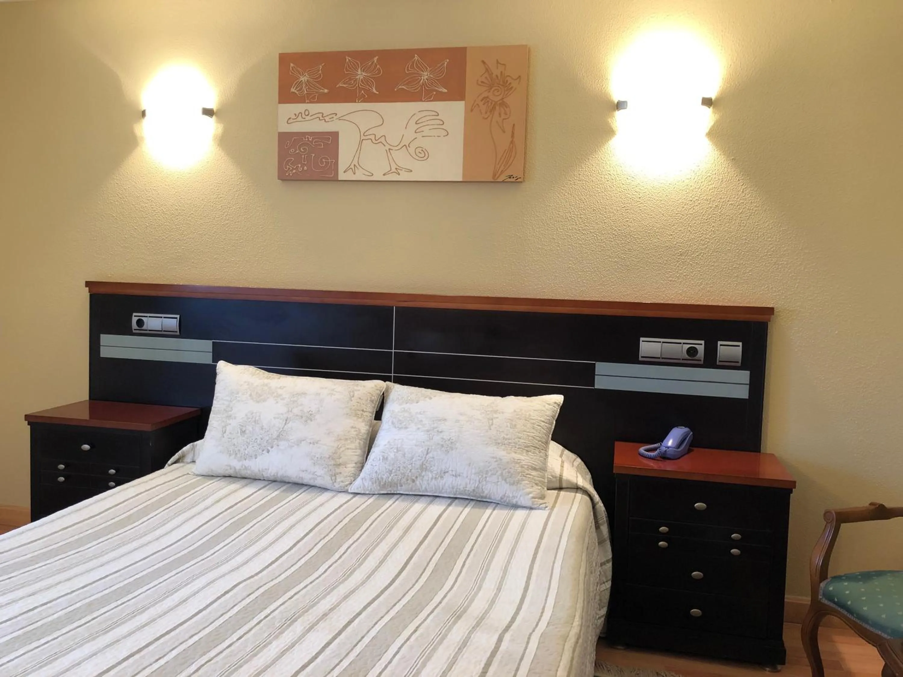 Decorative detail, Bed in Hotel Sena