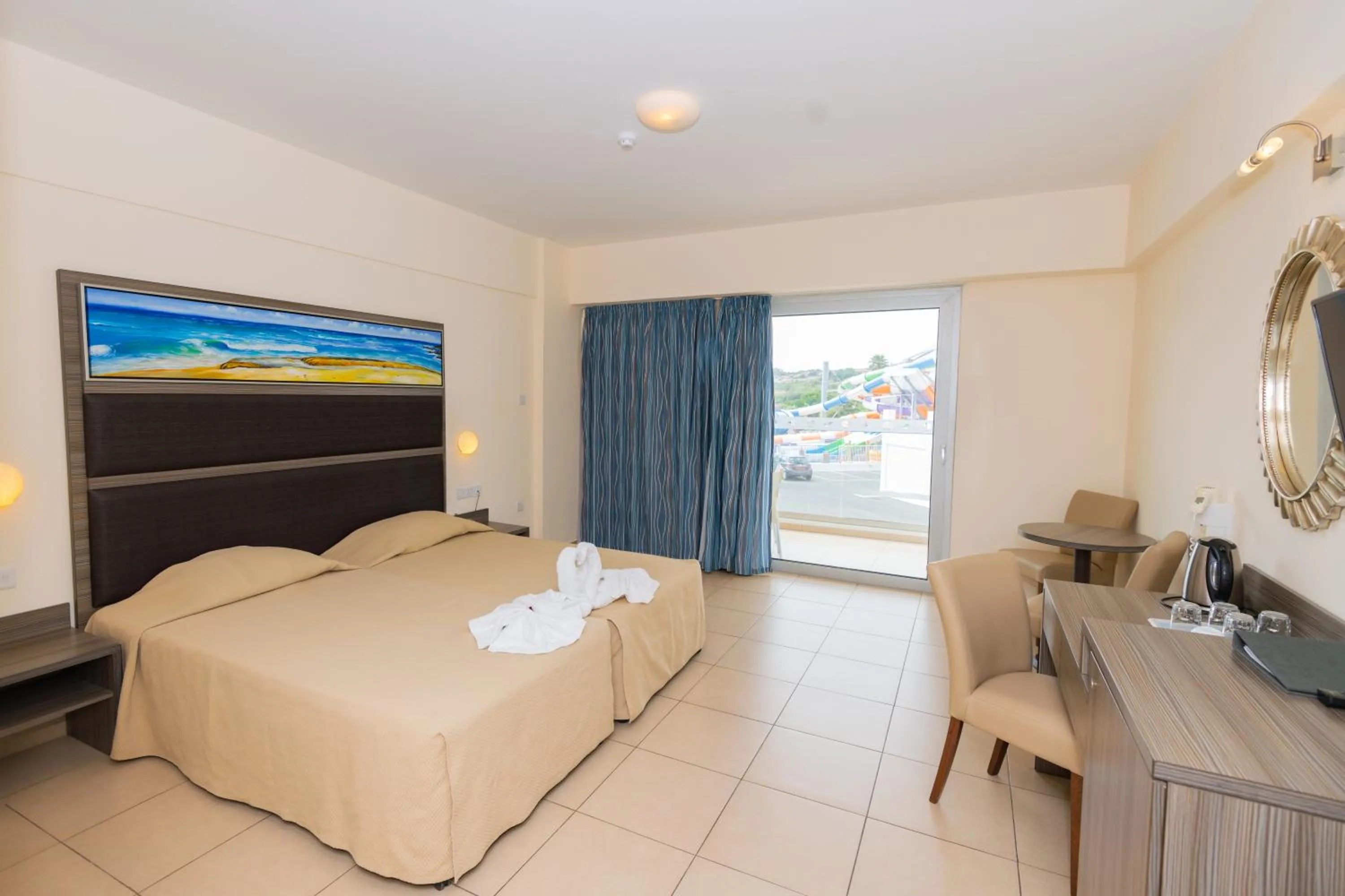 Bed in Tofinis Hotel