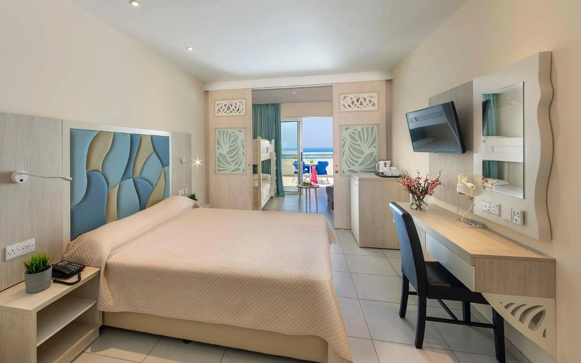 Bed in Tofinis Hotel