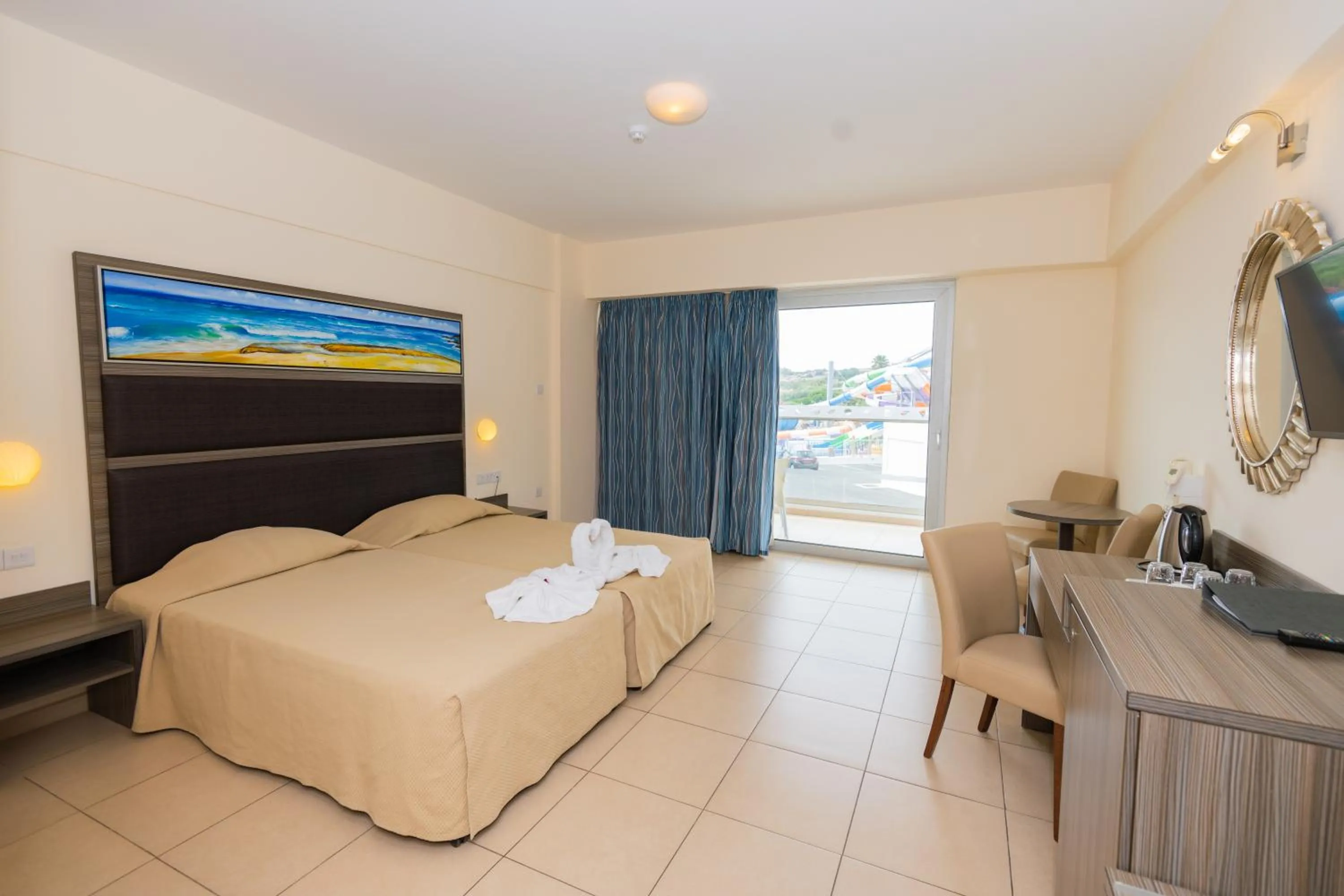 Bed in Tofinis Hotel