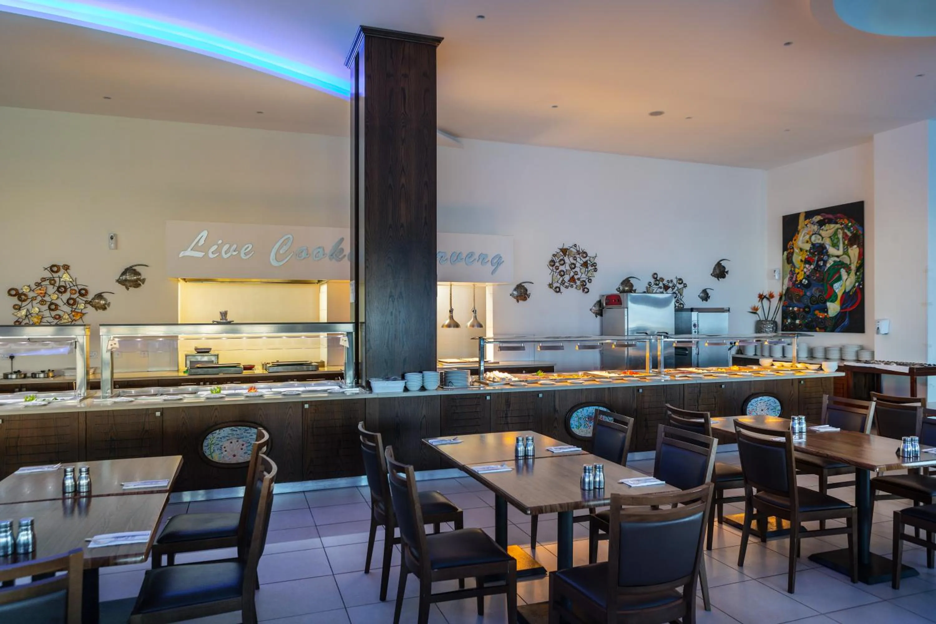 Buffet breakfast in Tofinis Hotel