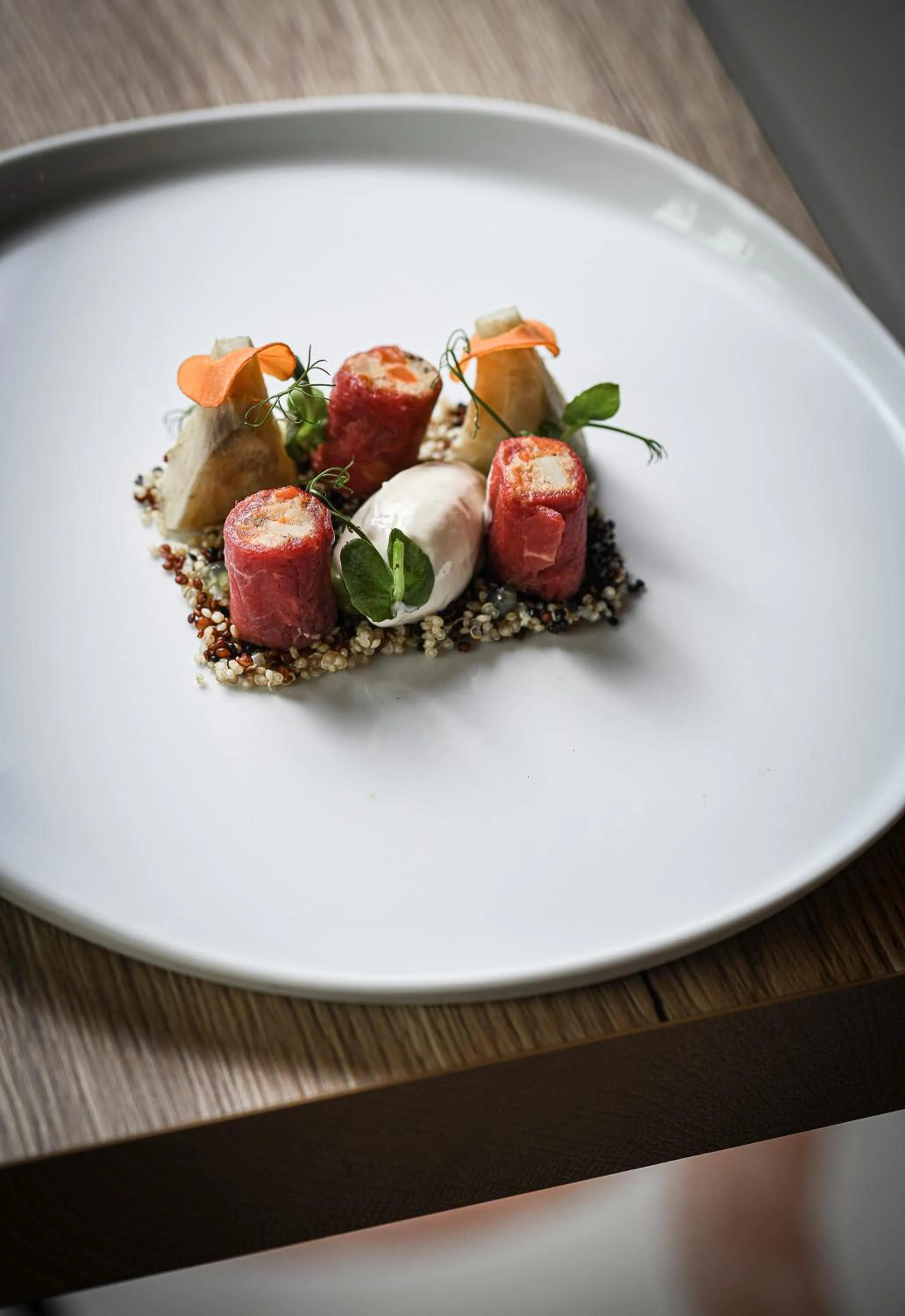 Restaurant/places to eat in Domaine de Suzel Hôtel & Spa