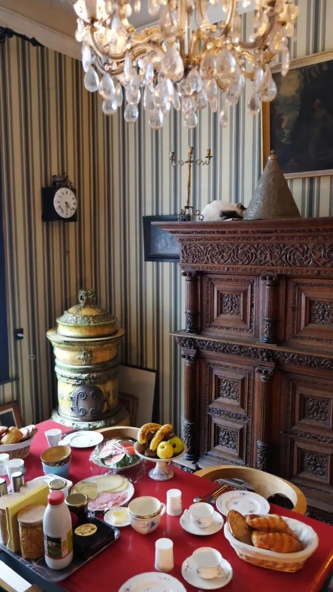 Buffet breakfast in B&B Villa Thibault