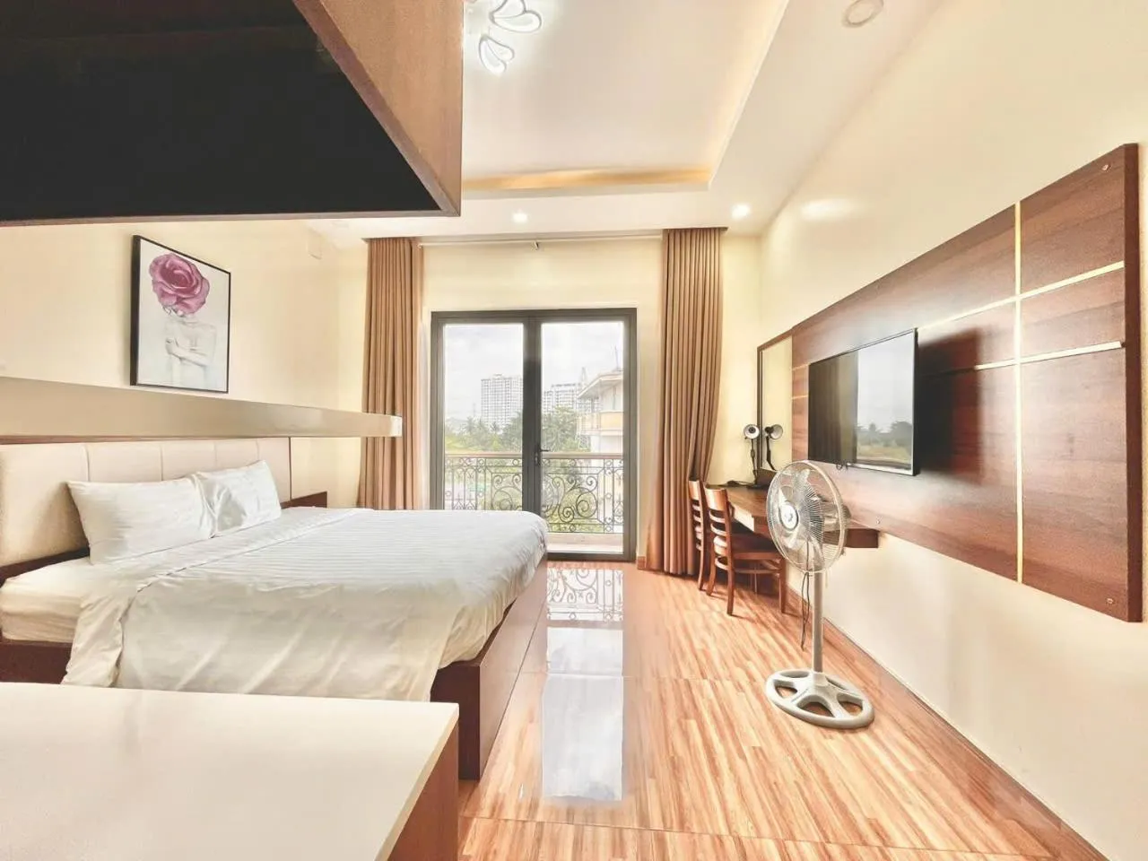 Bed in Winston Hotel Riverside