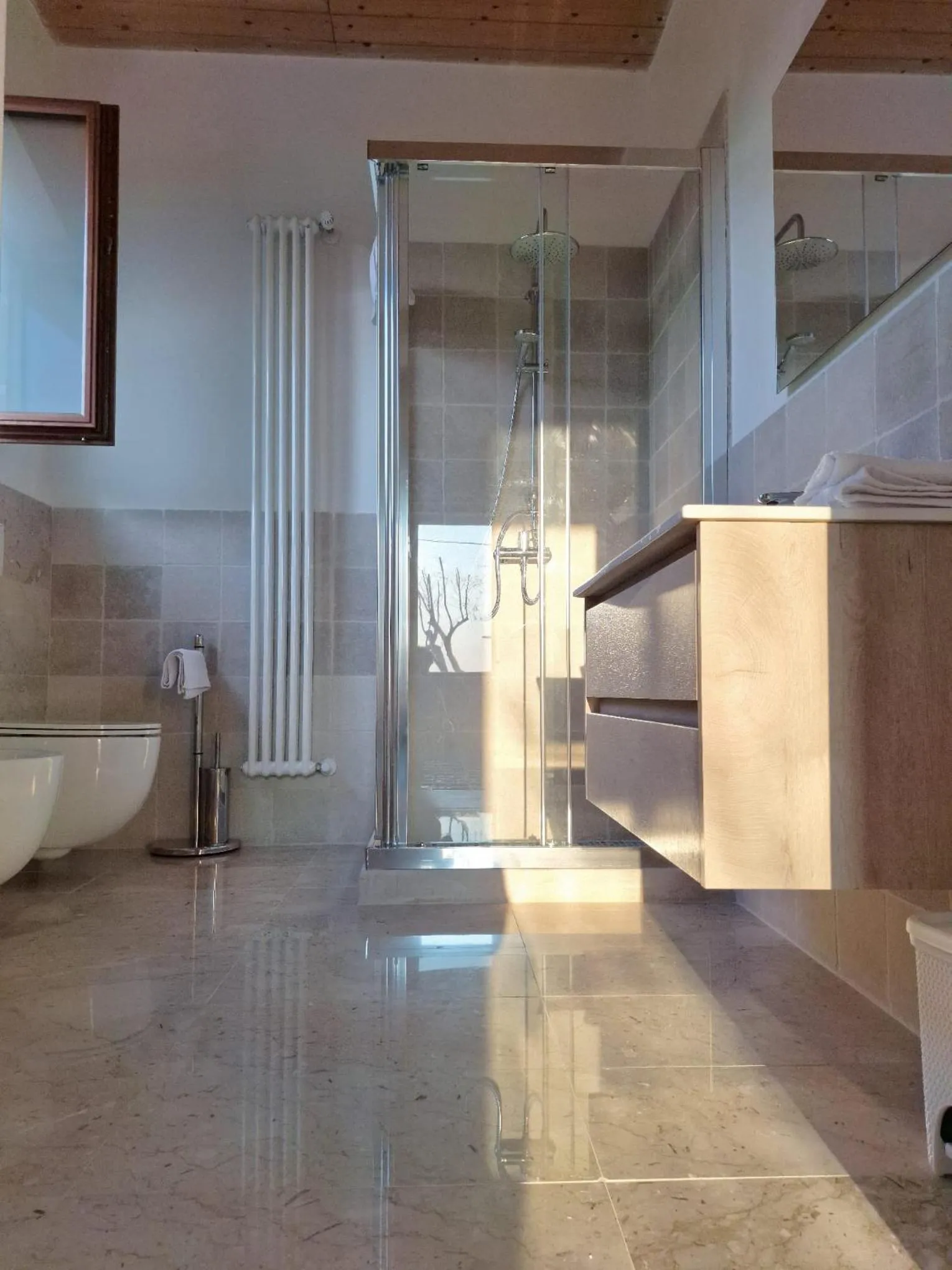 Shower in Resort Masseria Cecato