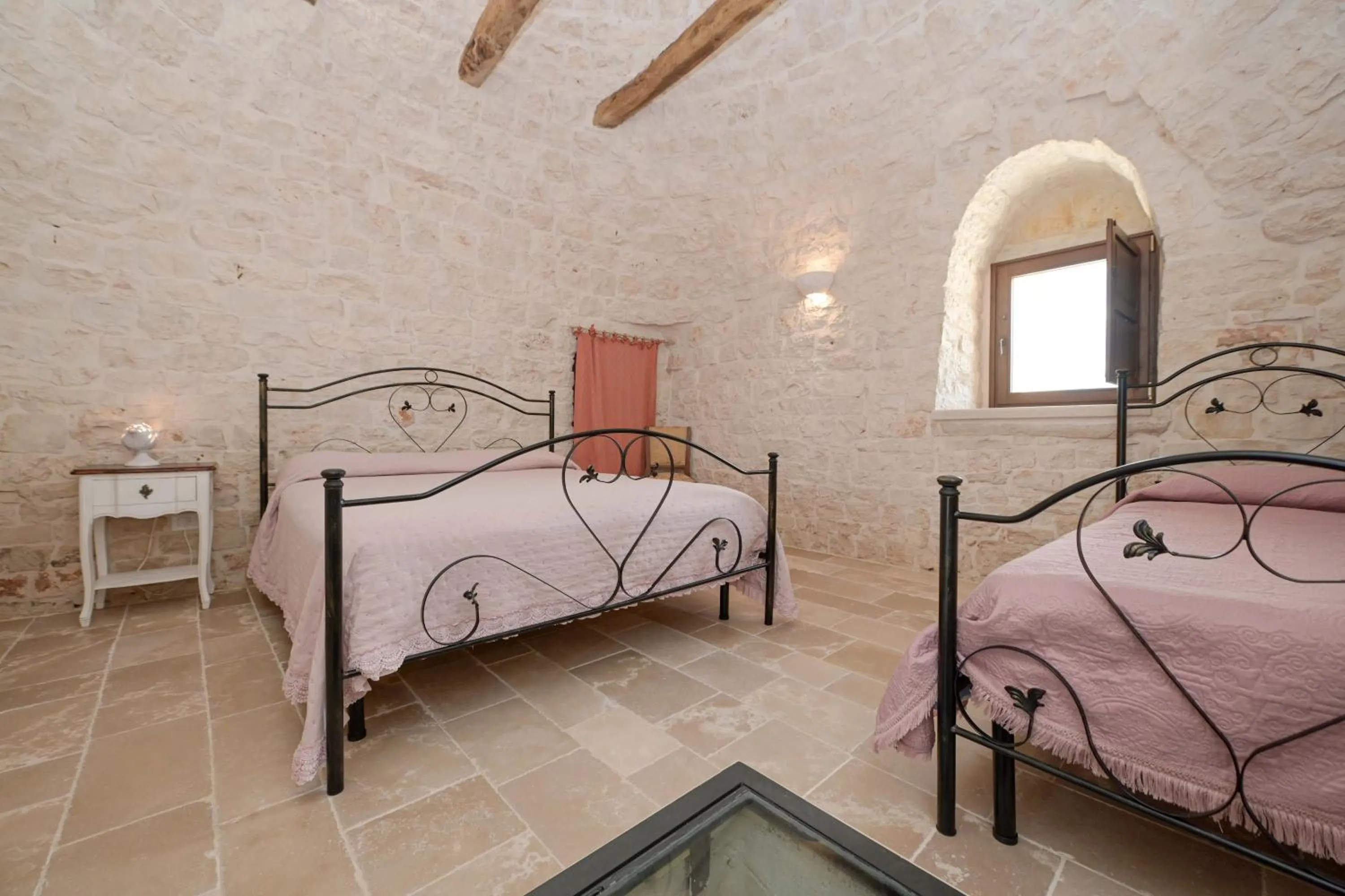 Bed in Resort Masseria Cecato