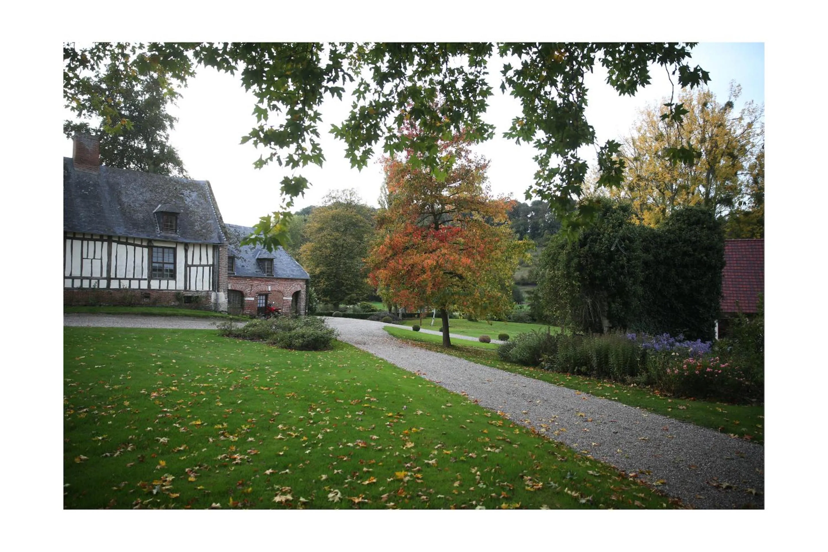 Garden in Château d'Harcelaines