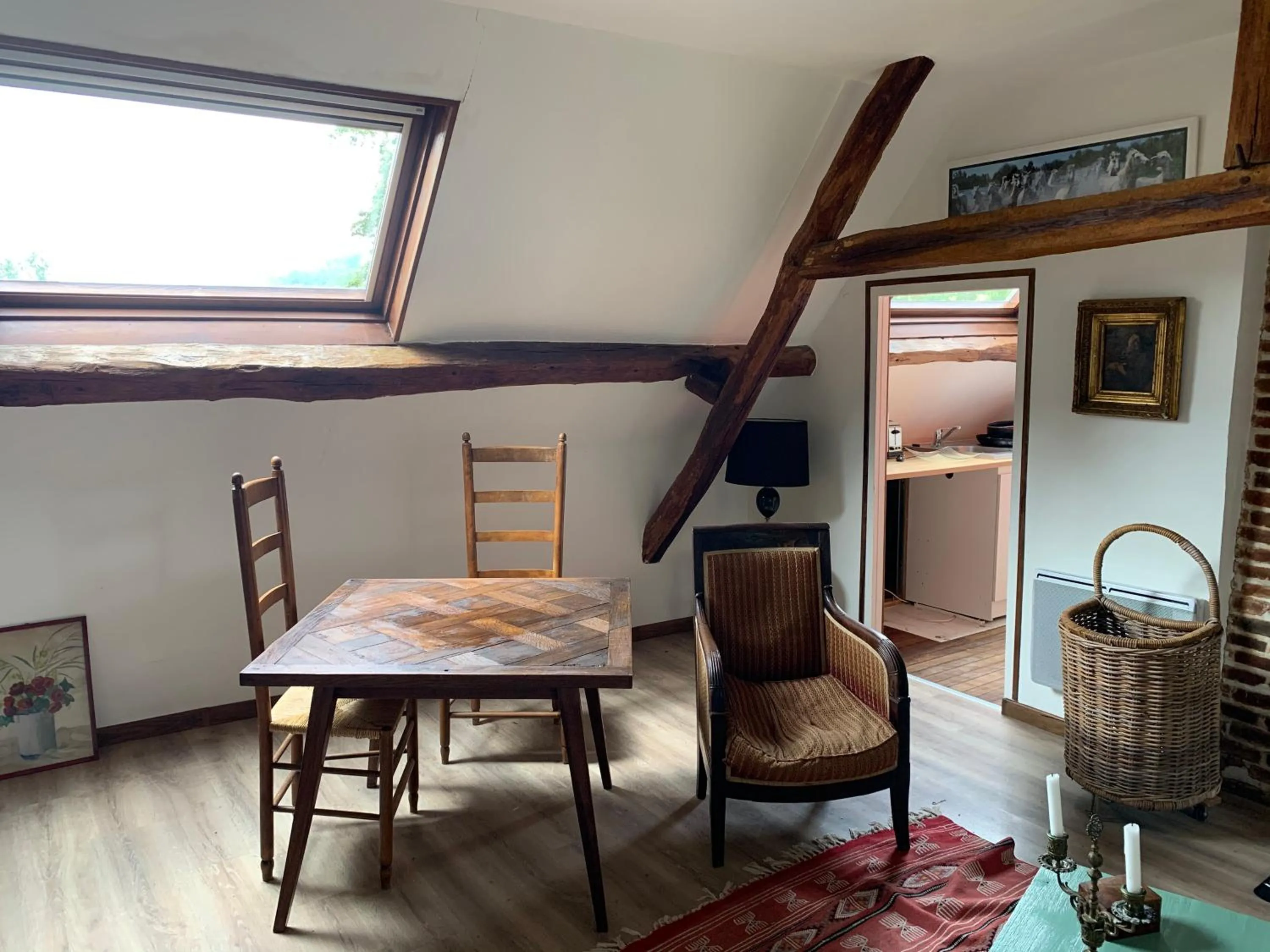 Bedroom in Château d'Harcelaines