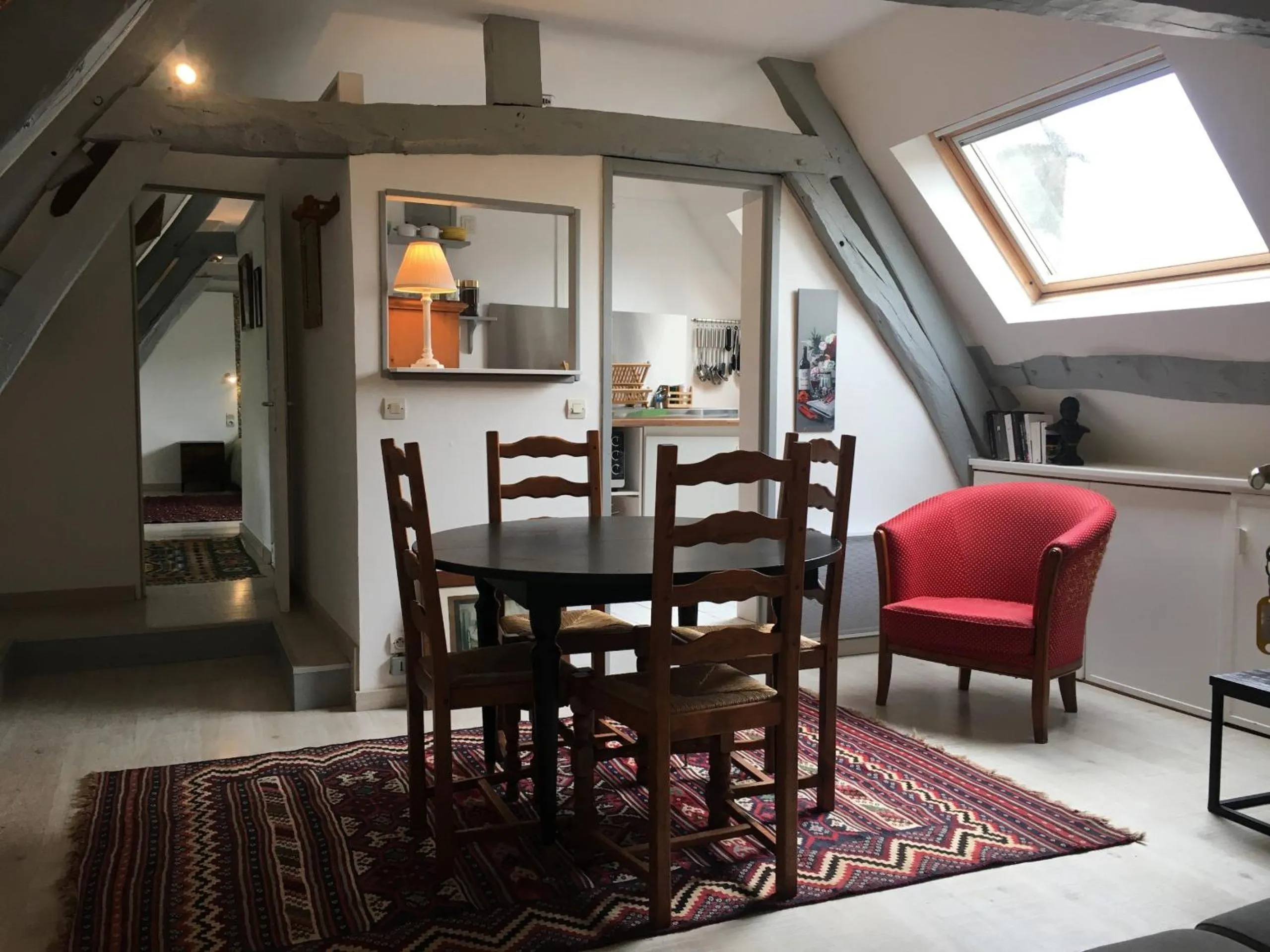 Living room in Château d'Harcelaines