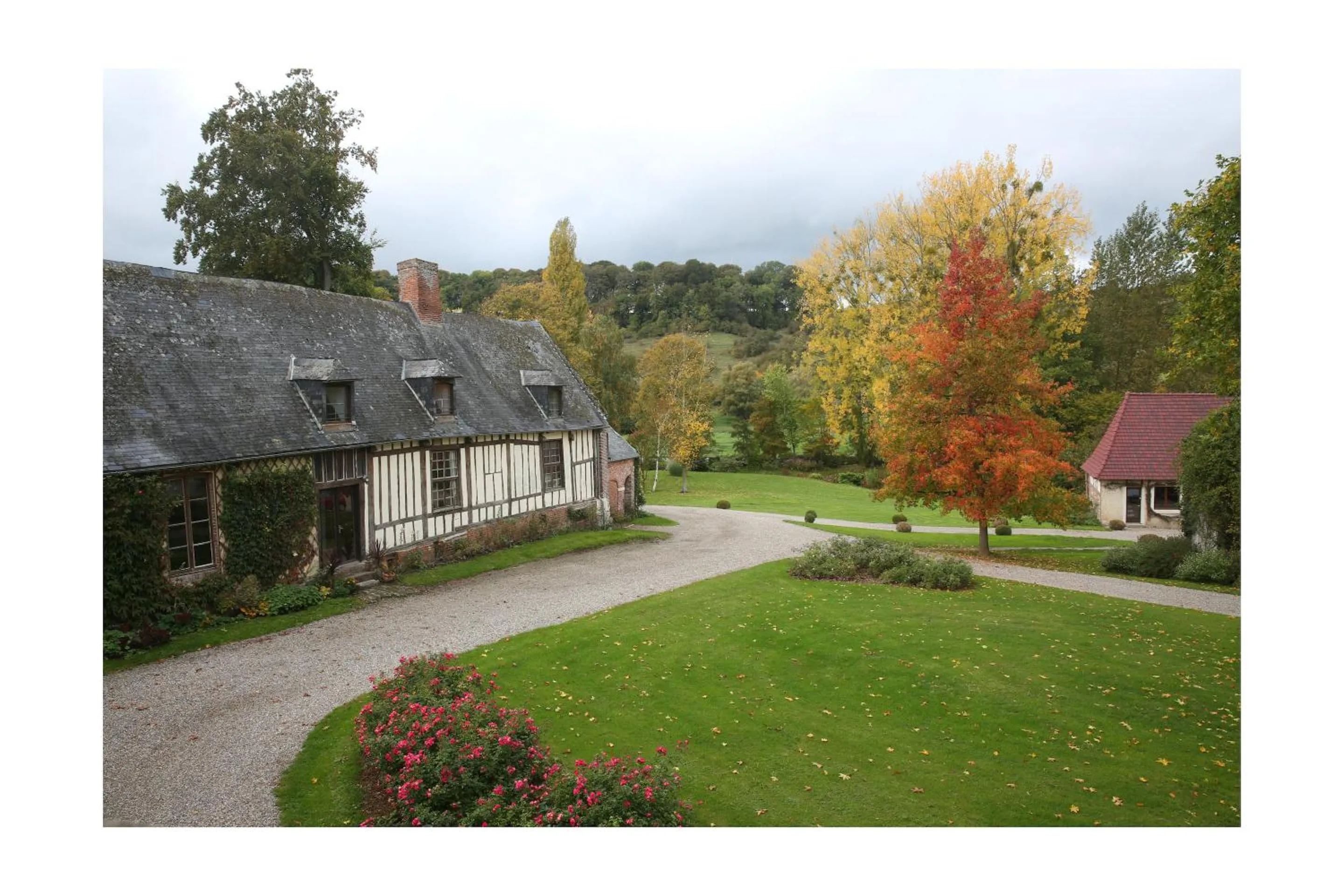 Garden in Château d'Harcelaines