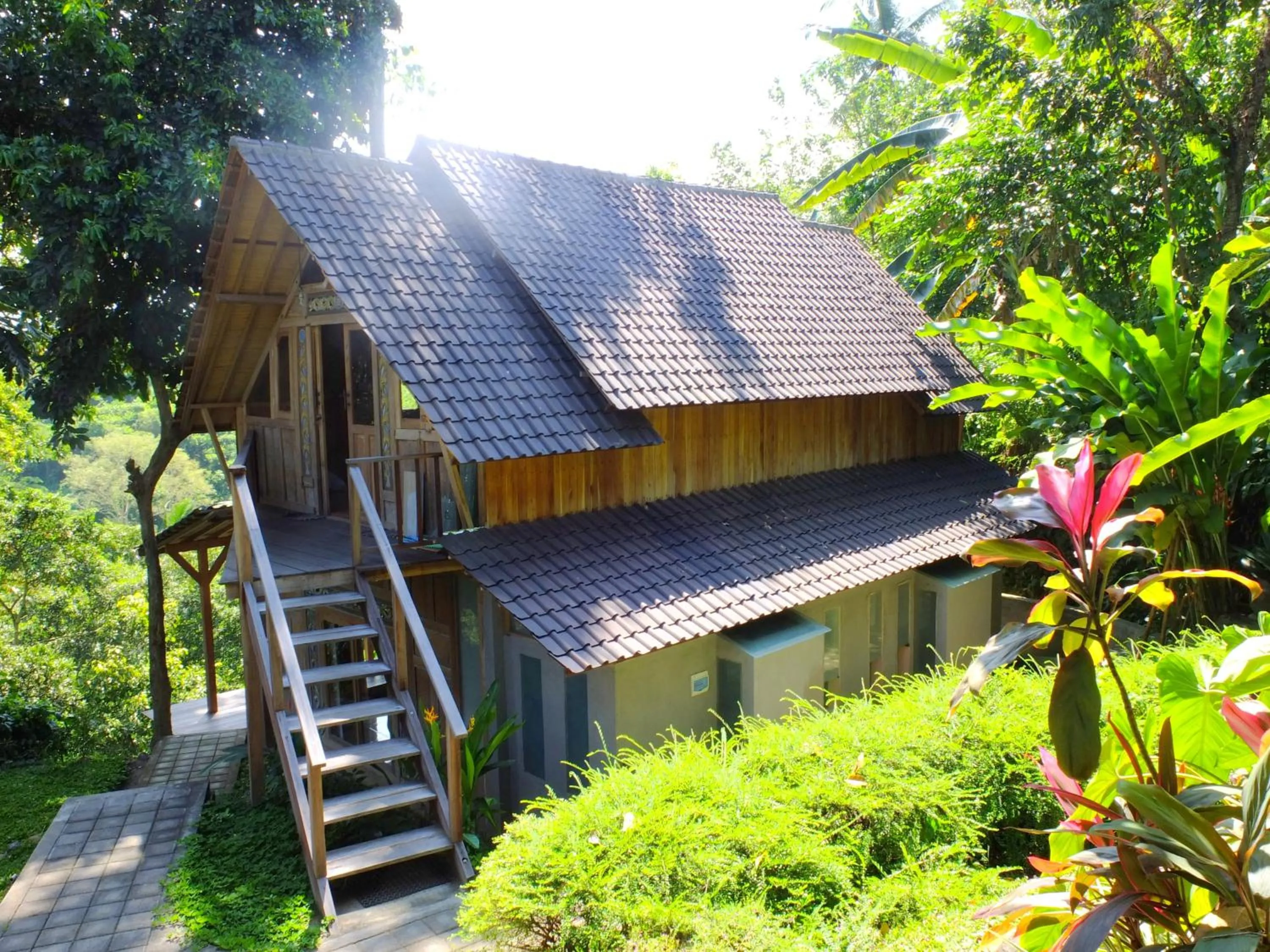 Garden view in Prashanti Bali