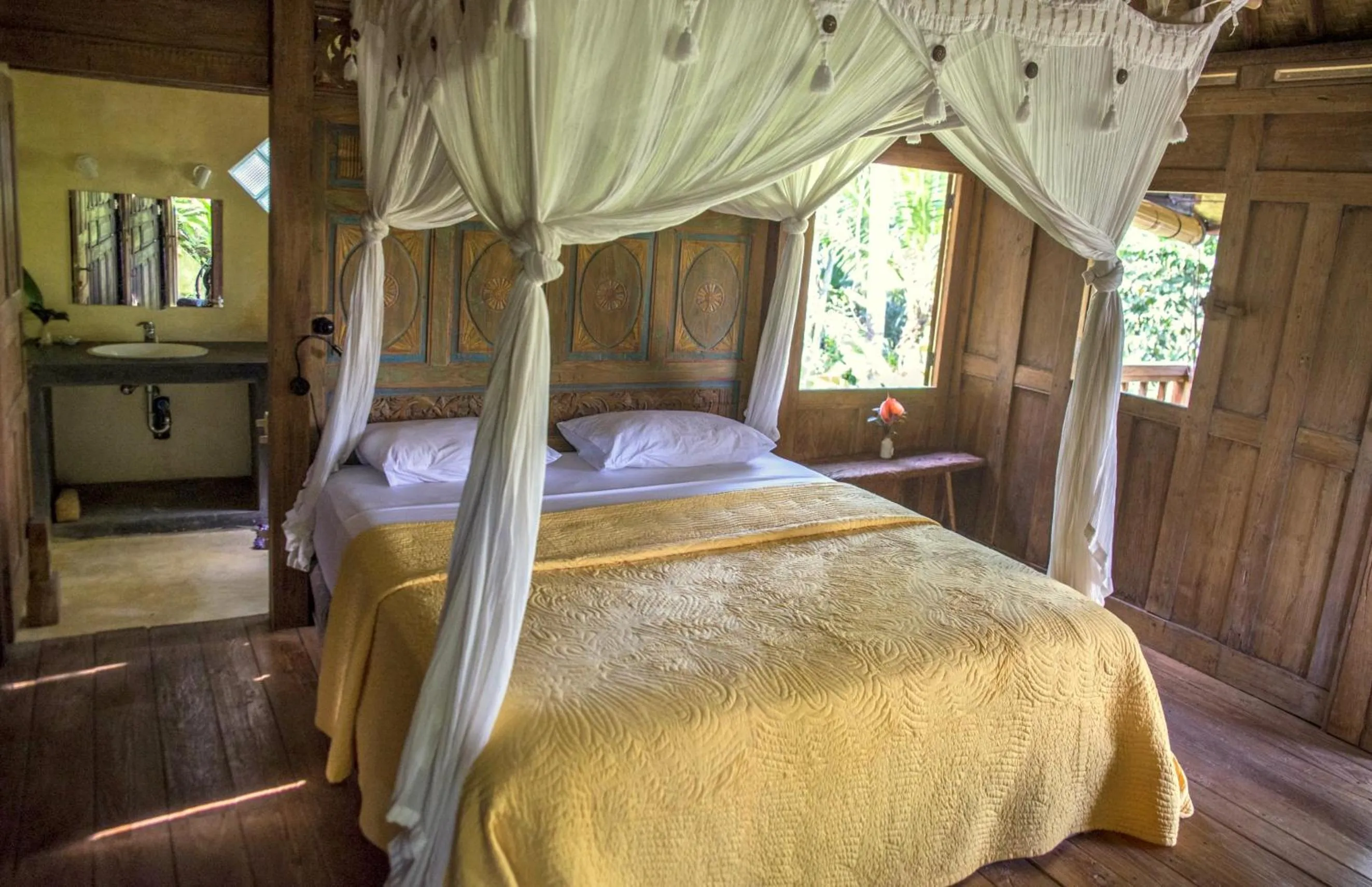 Bed in Prashanti Bali