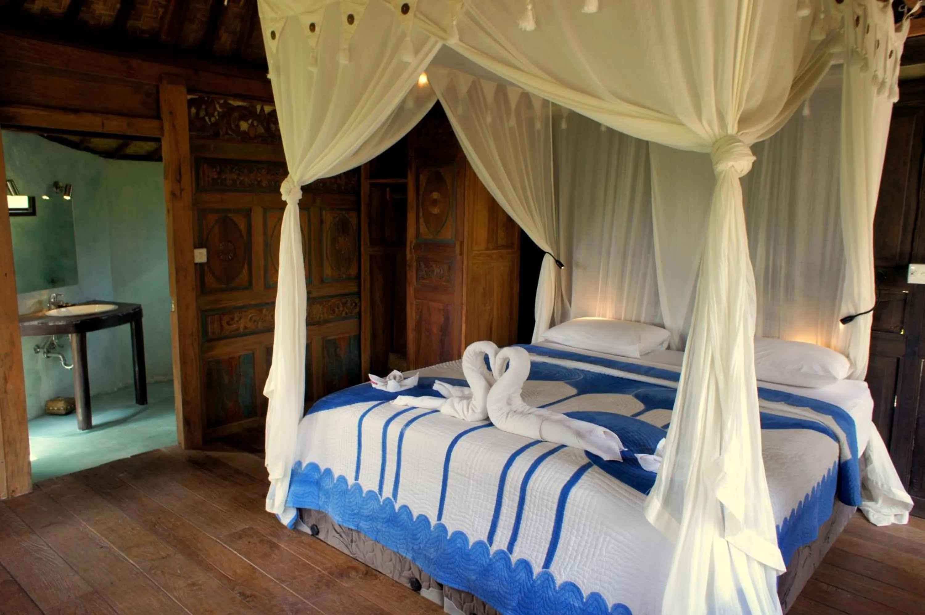 Bed in Prashanti Bali