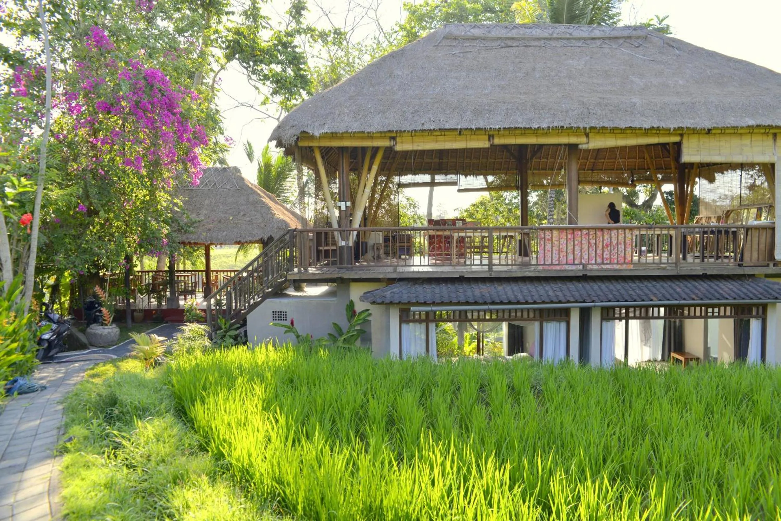 Facade/entrance in Prashanti Bali