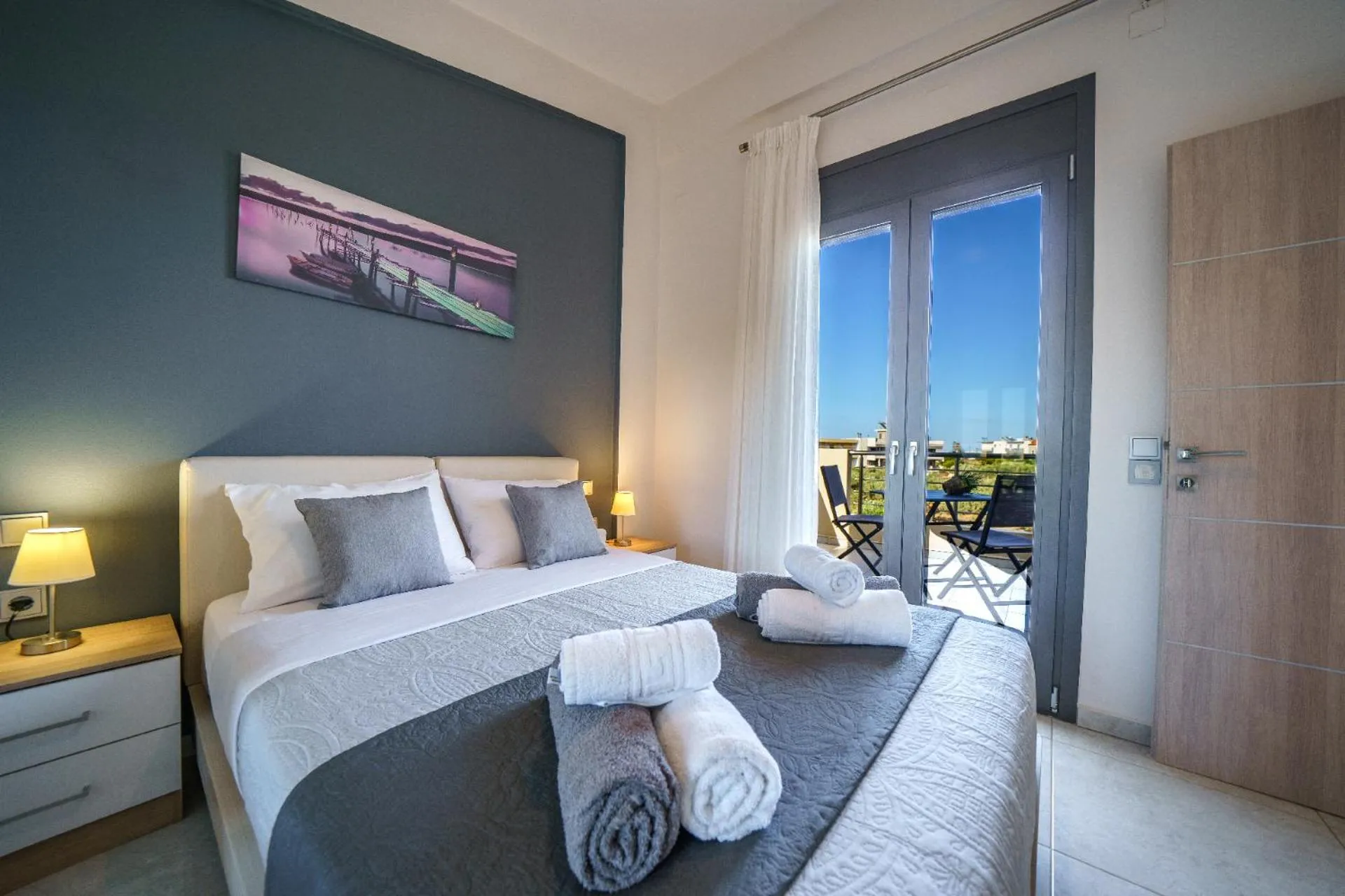 Bed in Angelina Cretan Villas