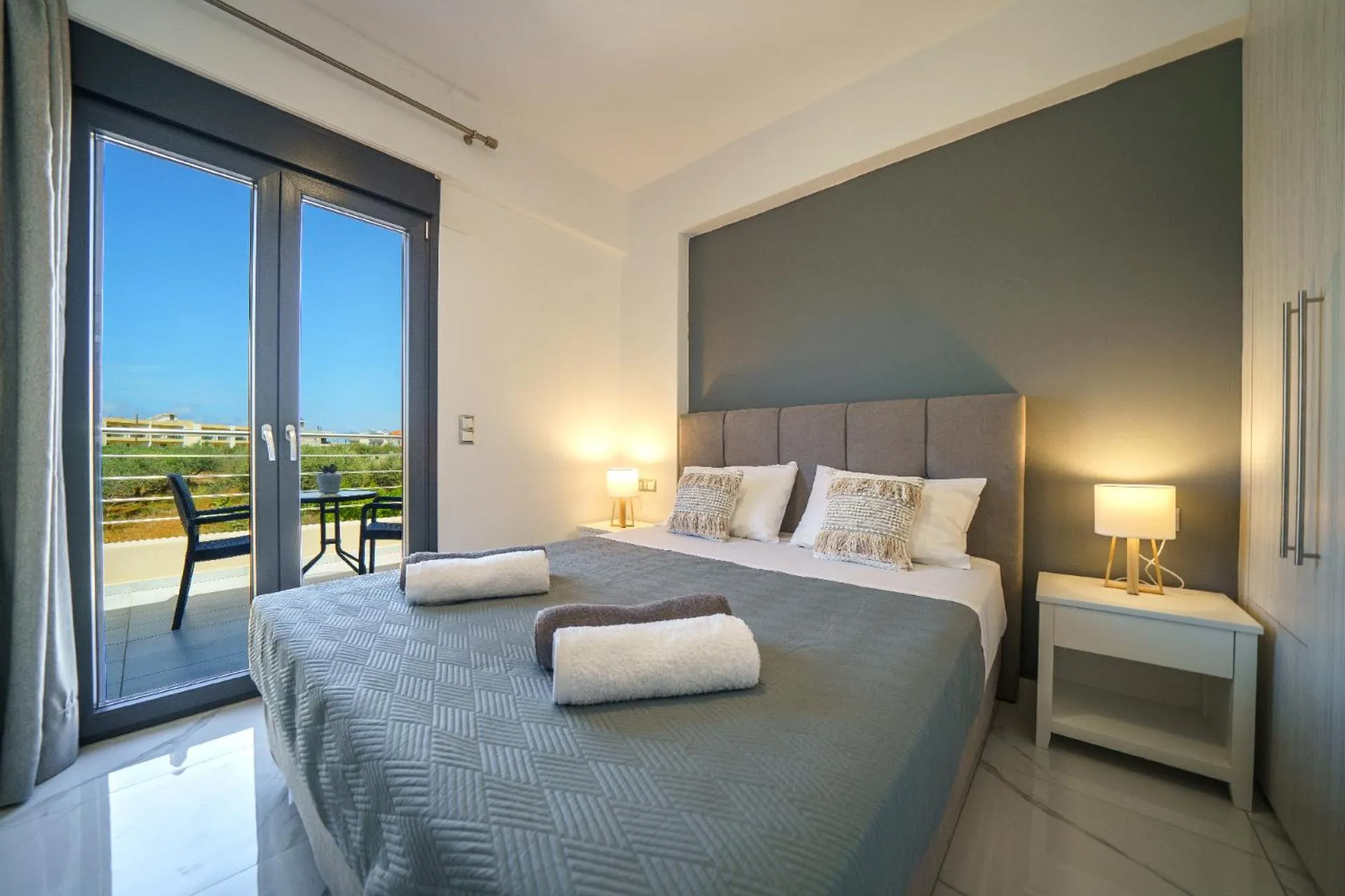 Bed in Angelina Cretan Villas