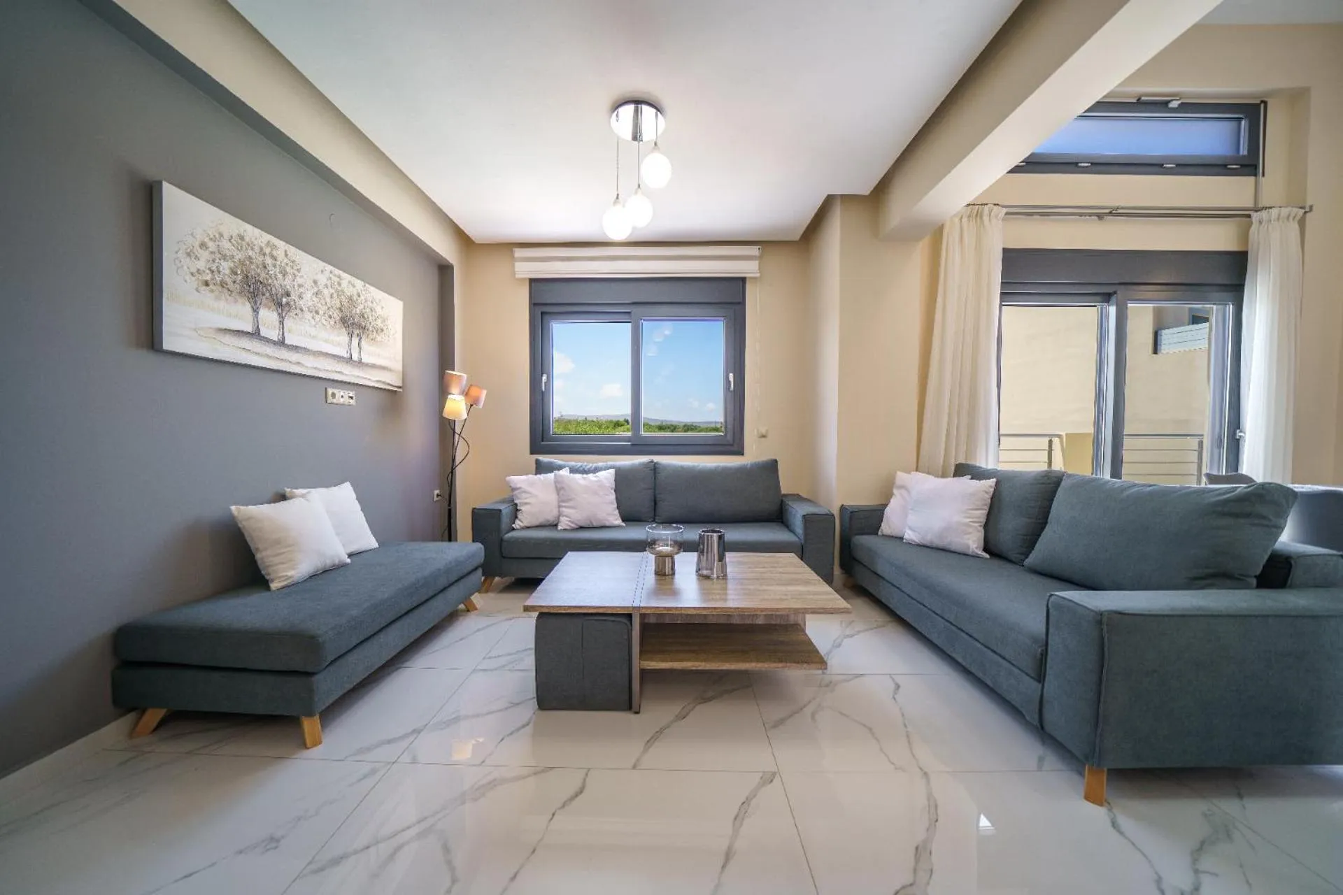 Seating area in Angelina Cretan Villas