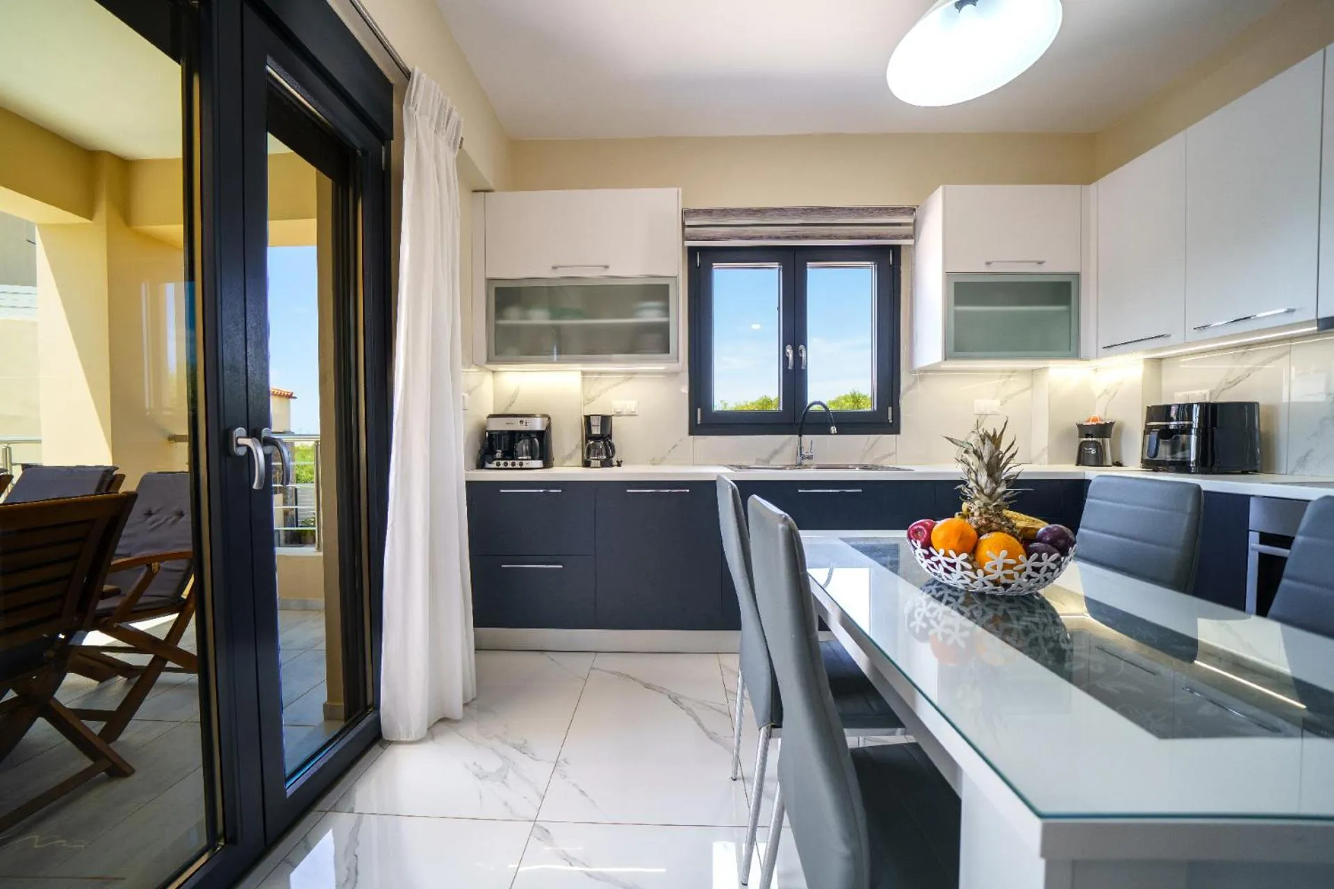 Kitchen or kitchenette in Angelina Cretan Villas