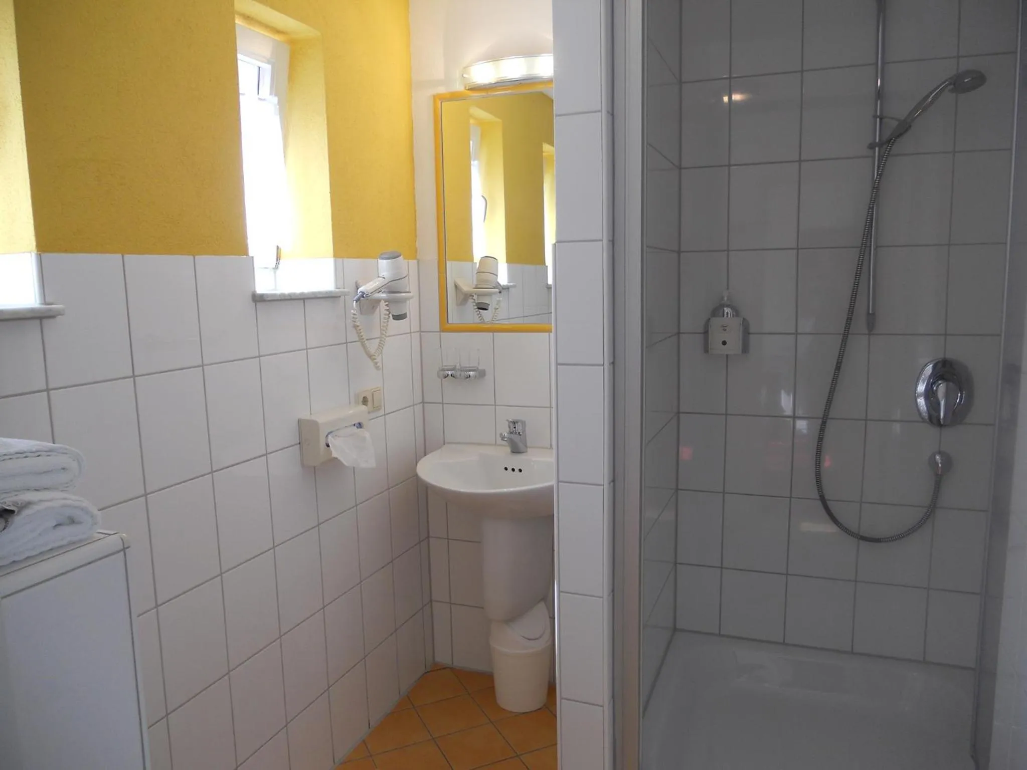 Bathroom in Cross-Country-Hotel Hirsch