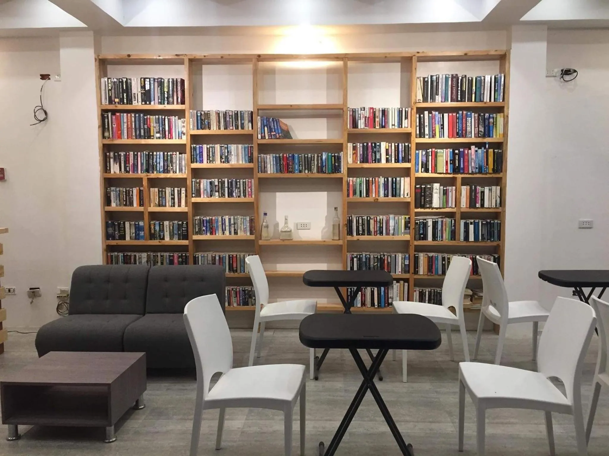 Library in Monallan Boracay Hotel