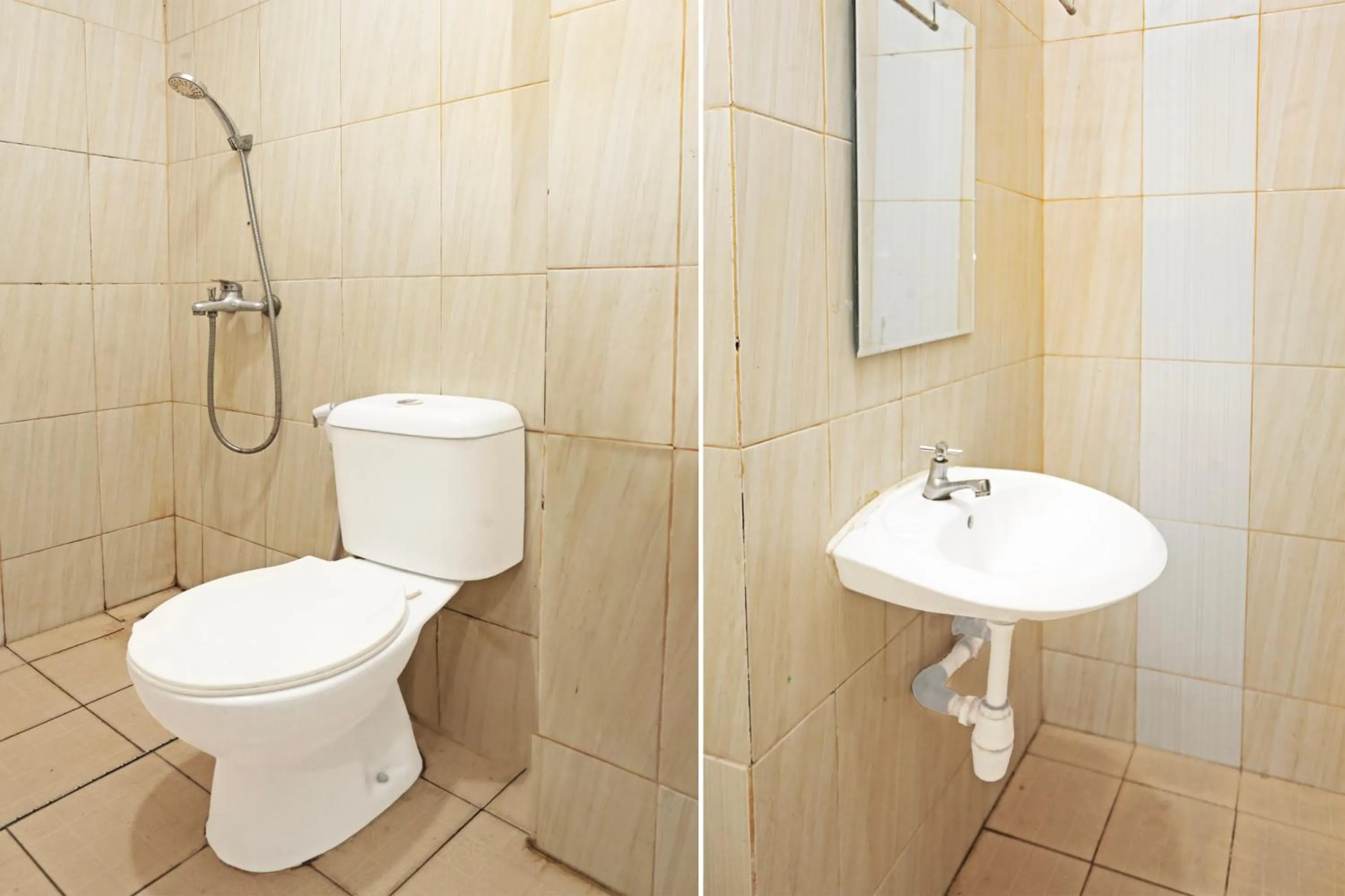 Bathroom in Hotel O Bekasi Near Mall Lippo Cikarang Formerly Hotel Addictk