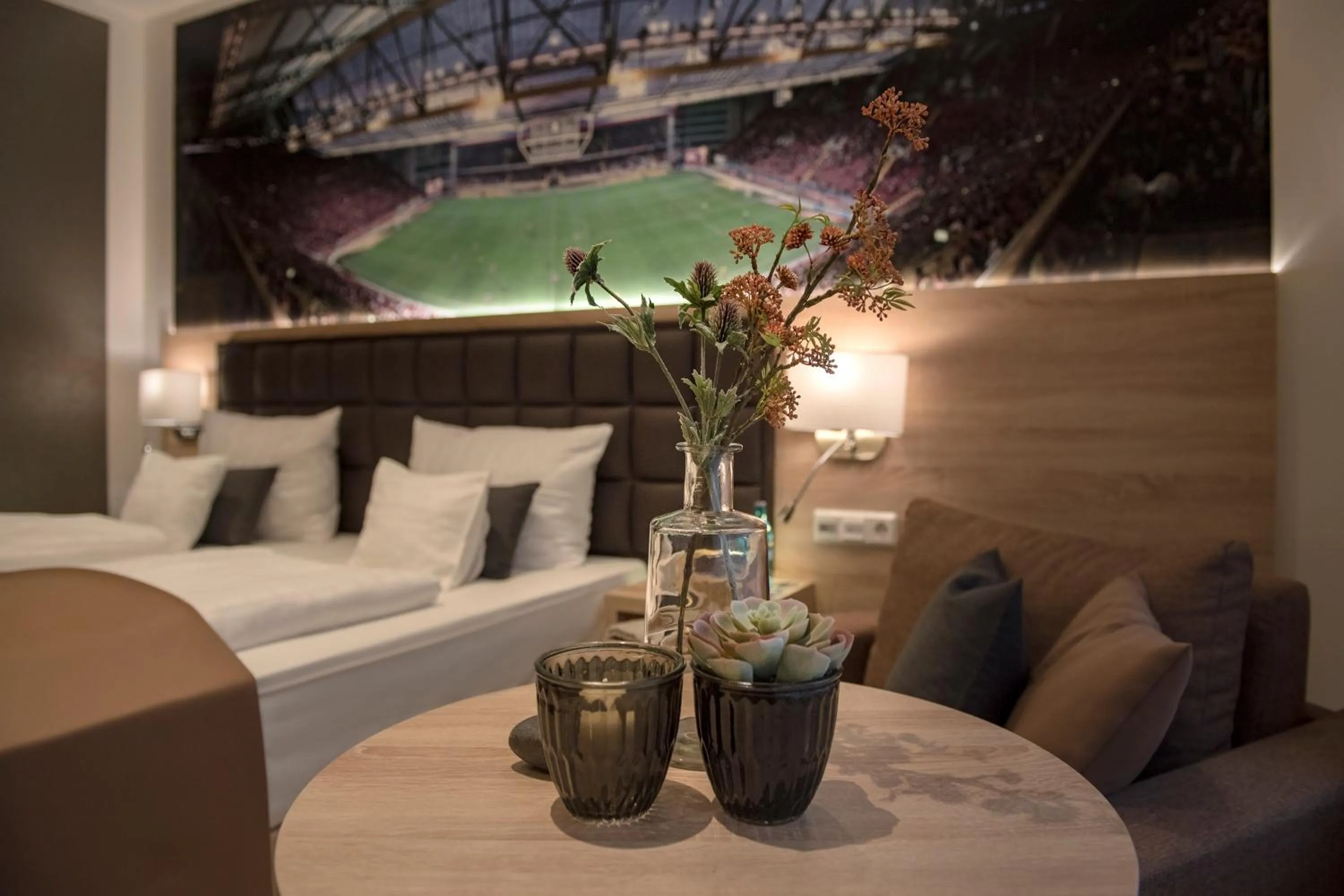 Photo of the whole room, Bed in Hotel-Restaurant Barbarossahof