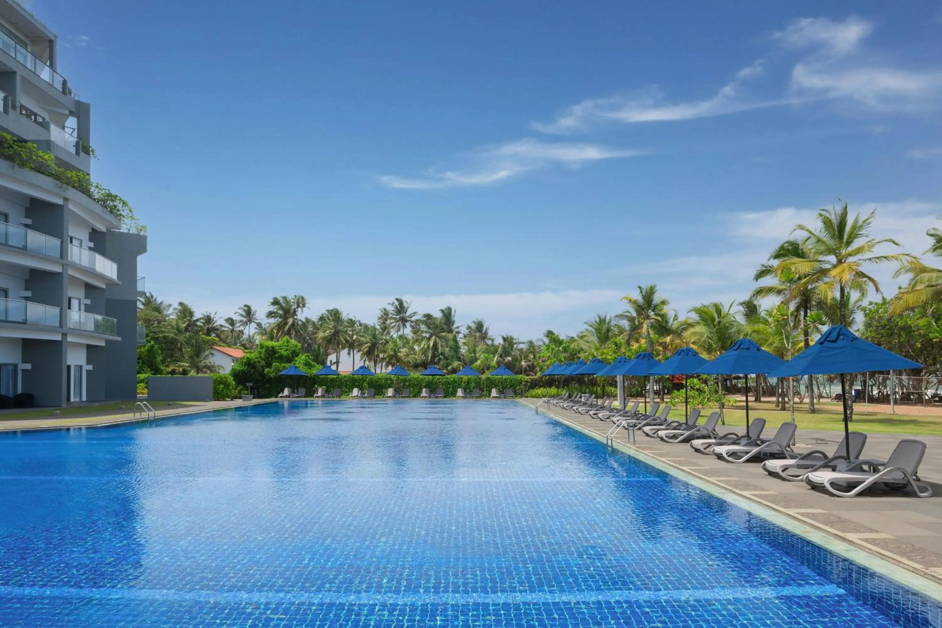 Pool view in Sheraton Kosgoda Turtle Beach Resort