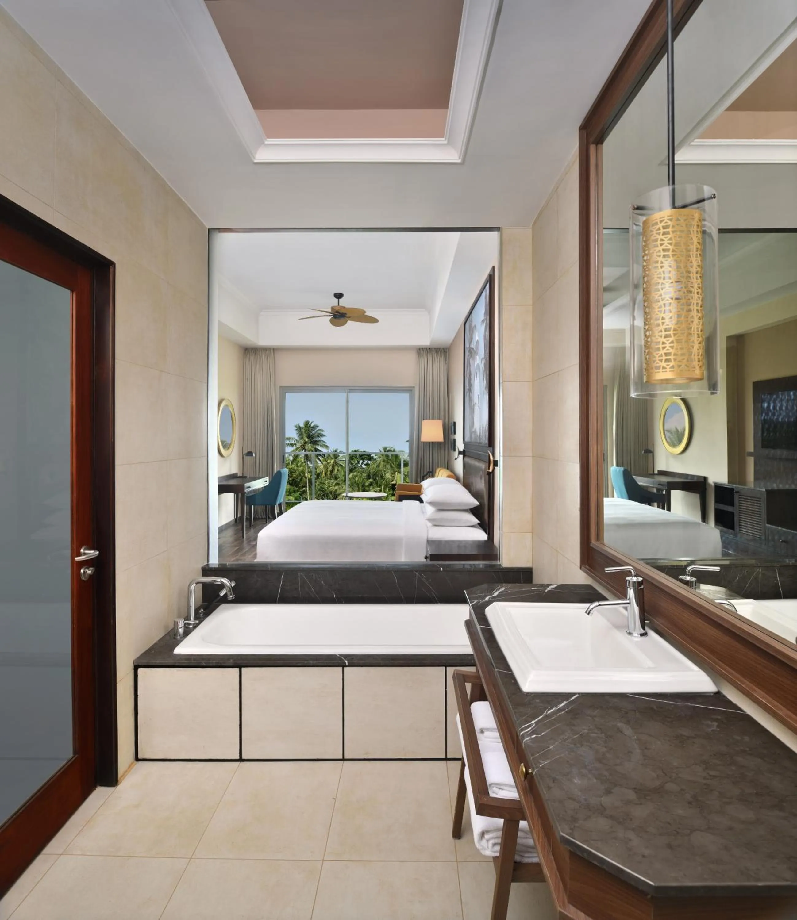 Bed in Sheraton Kosgoda Turtle Beach Resort