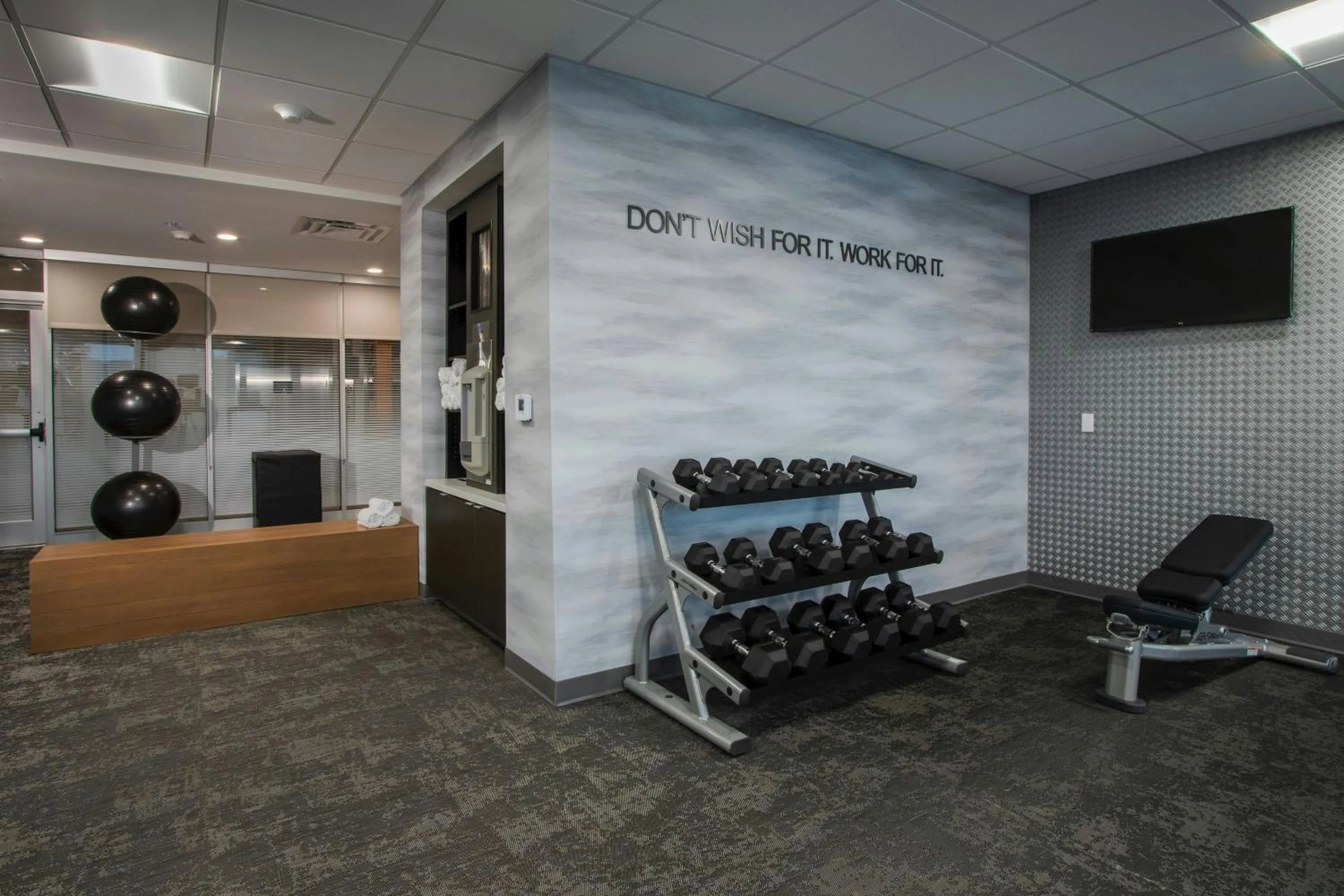 Fitness centre/facilities in Fairfield Inn & Suites Duncan