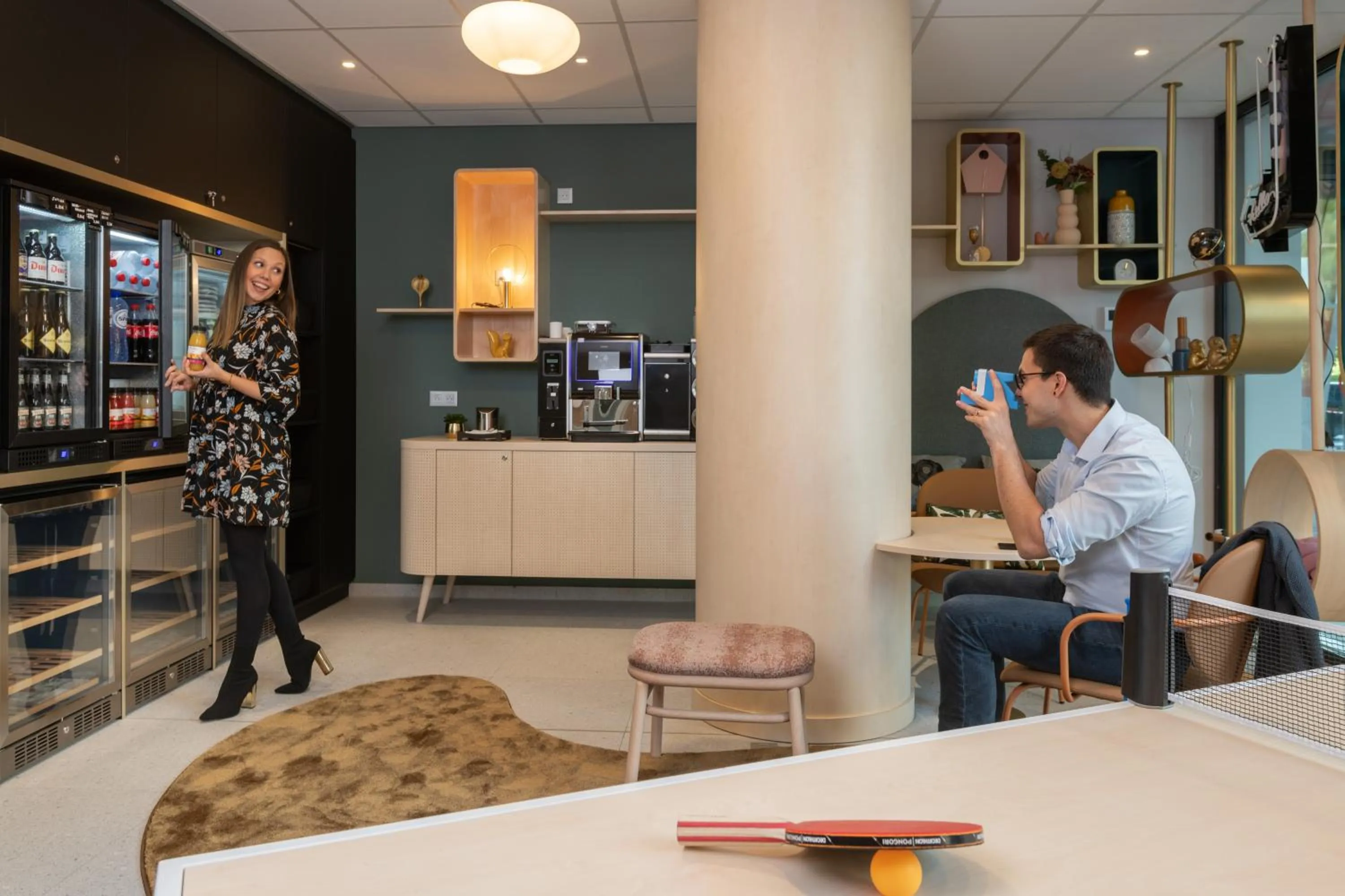 Communal lounge/ TV room in Adagio access Brussels Delta