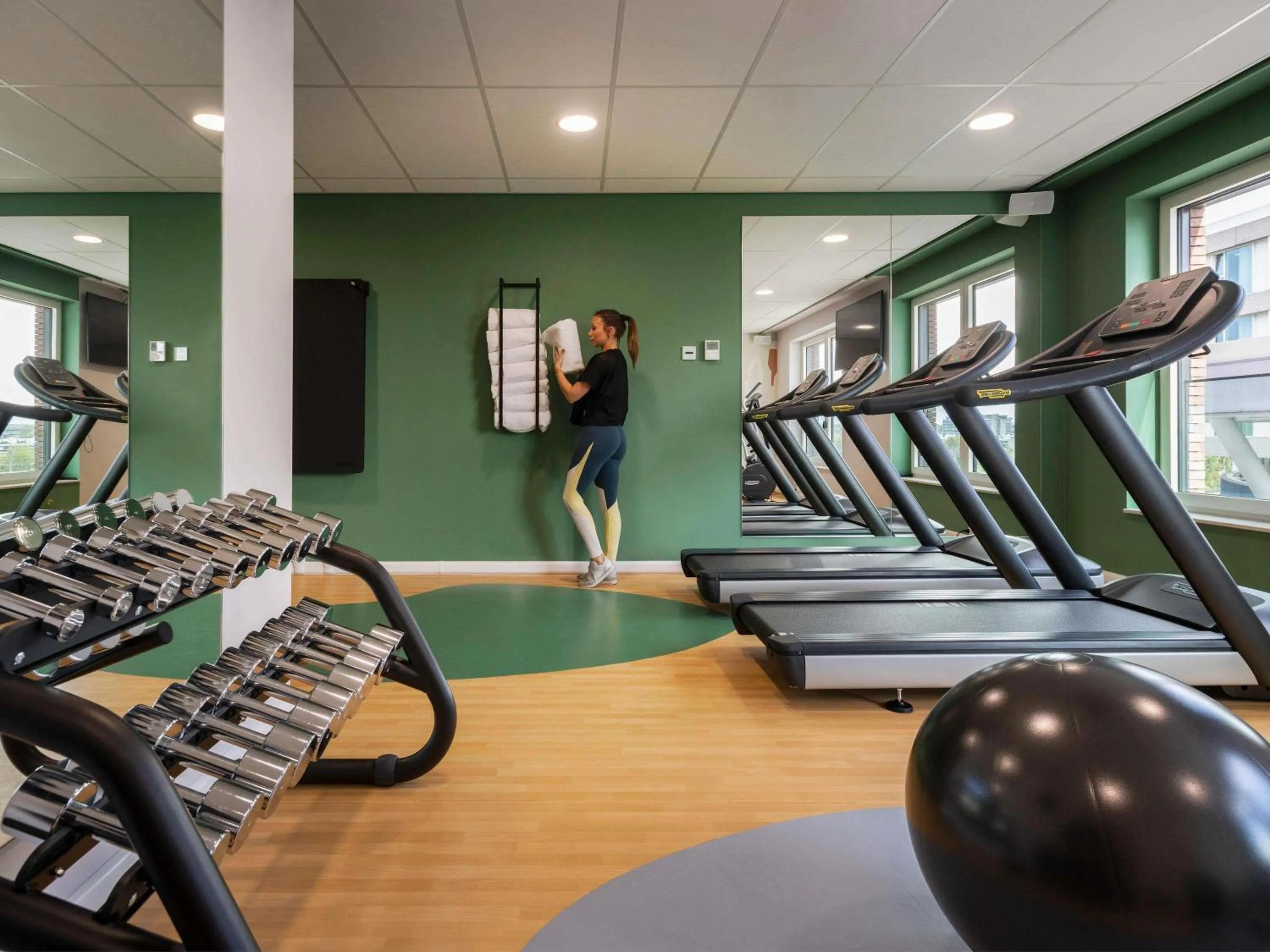 Fitness centre/facilities in Adagio access Brussels Delta
