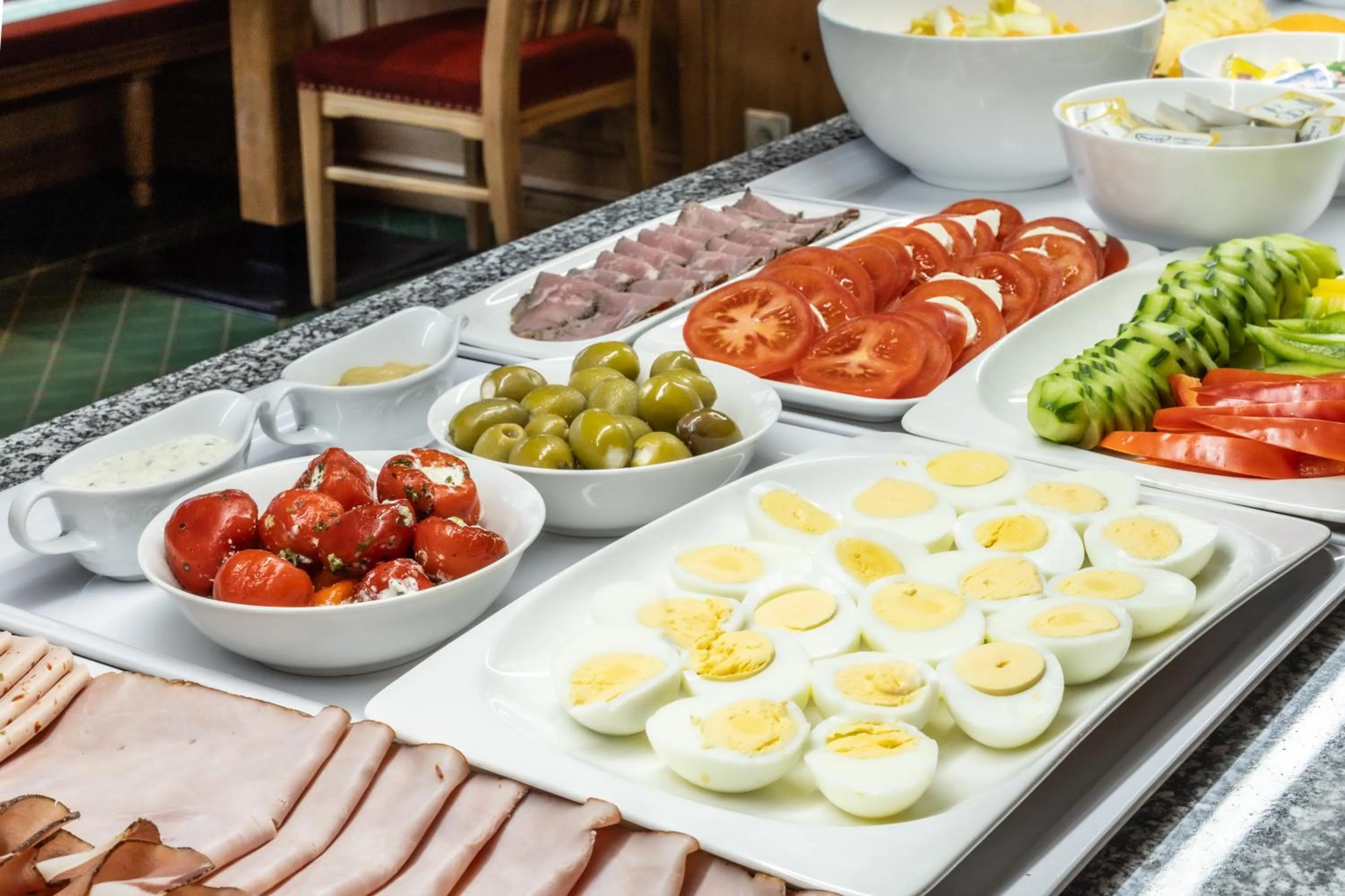 Buffet breakfast in Hotel Engel Alberschwende