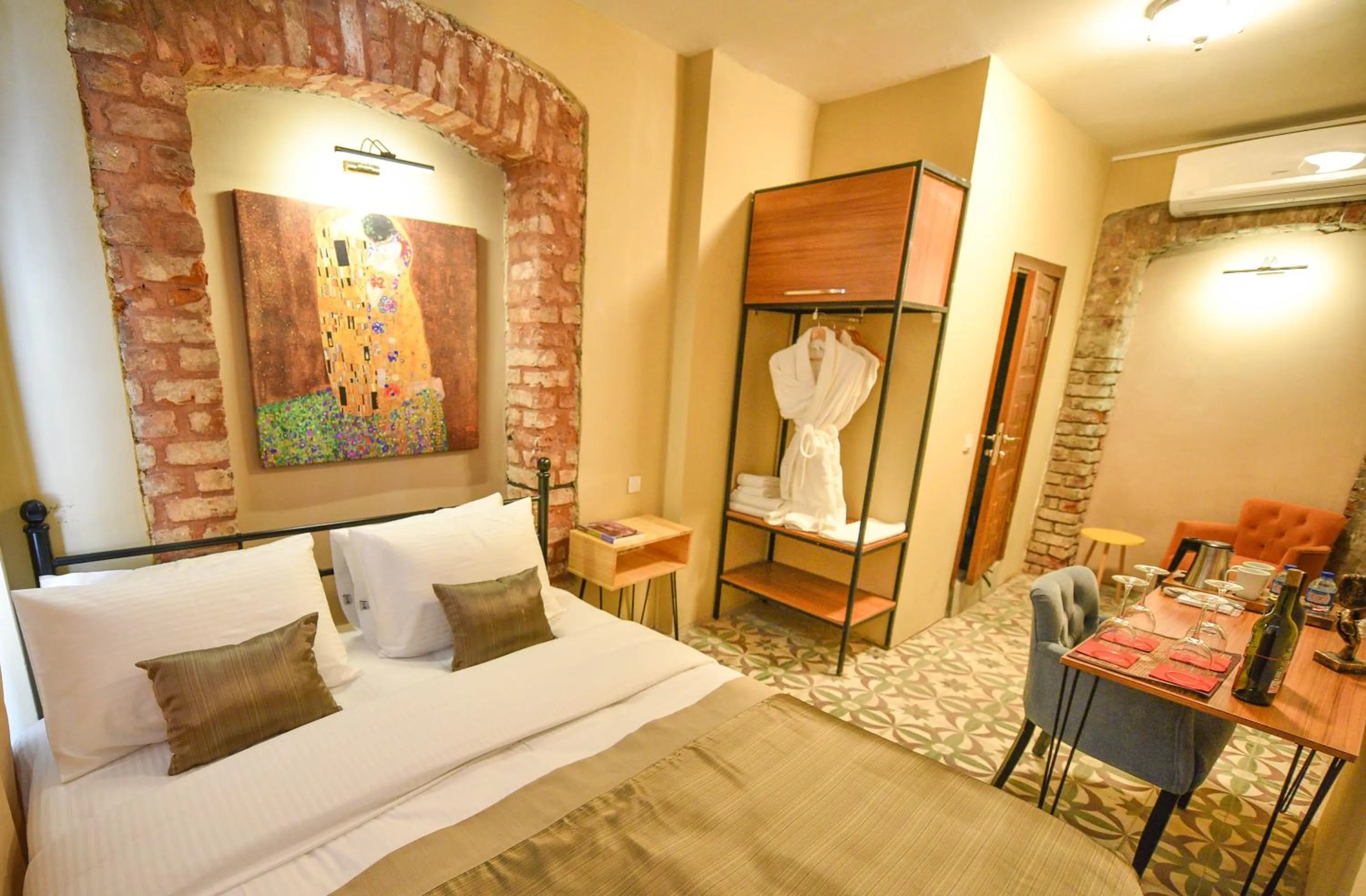 Bed in Maravilloso Hotel Pera