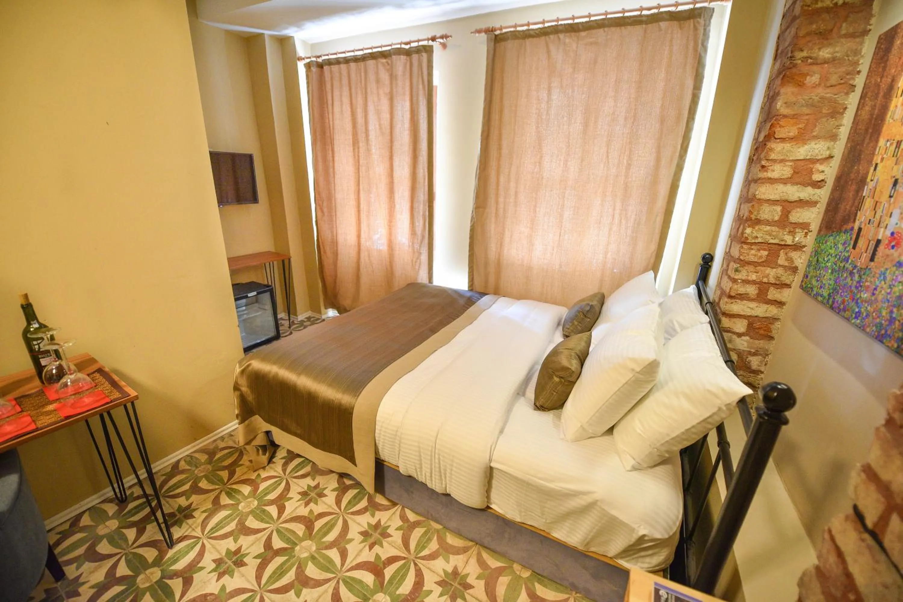 Bed in Maravilloso Hotel Pera