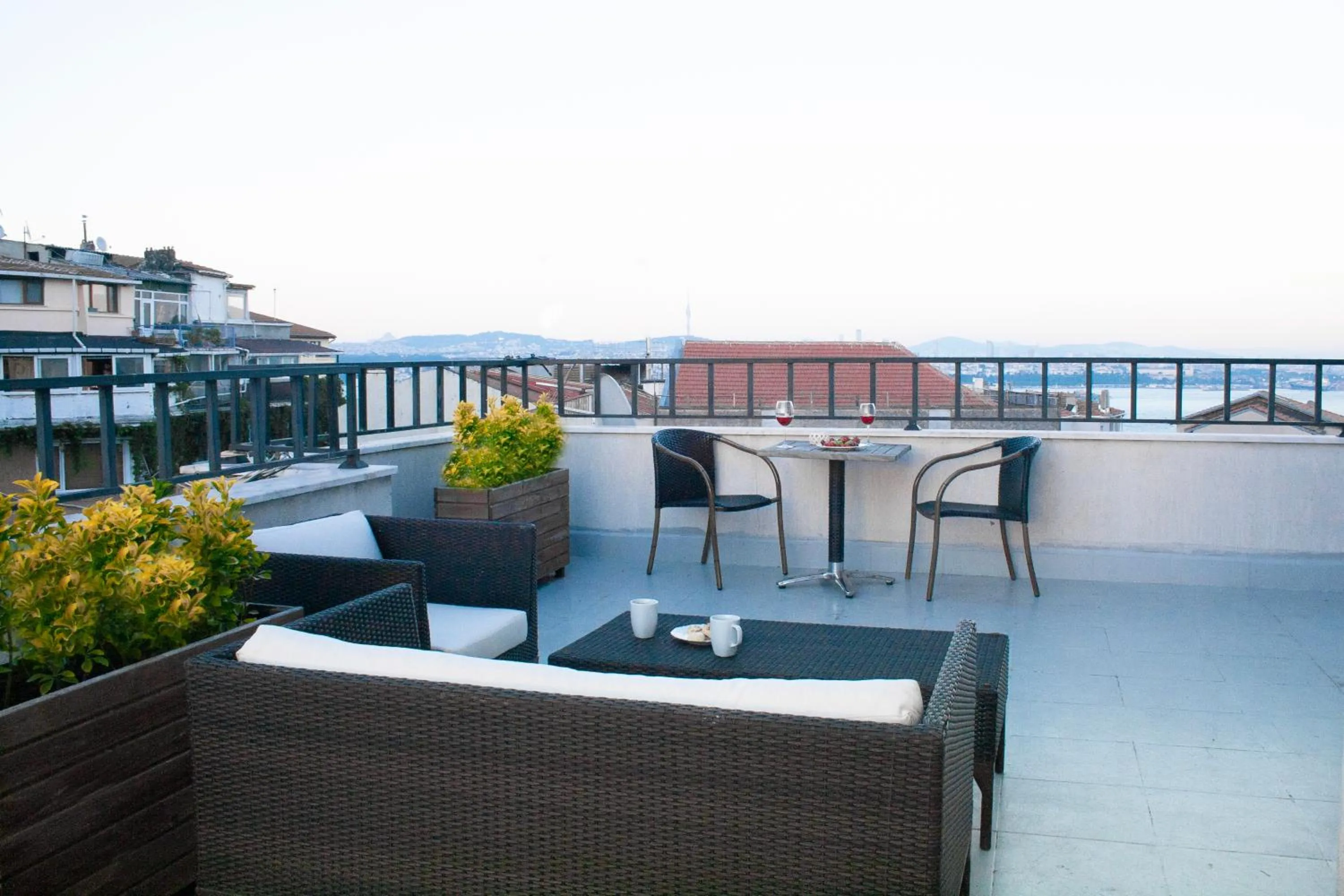 Balcony/Terrace in Maravilloso Hotel Galata