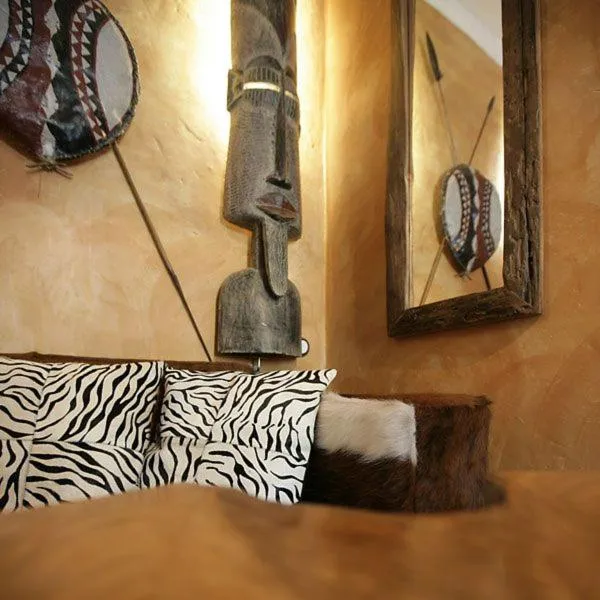 Seating area in HIP Hotel