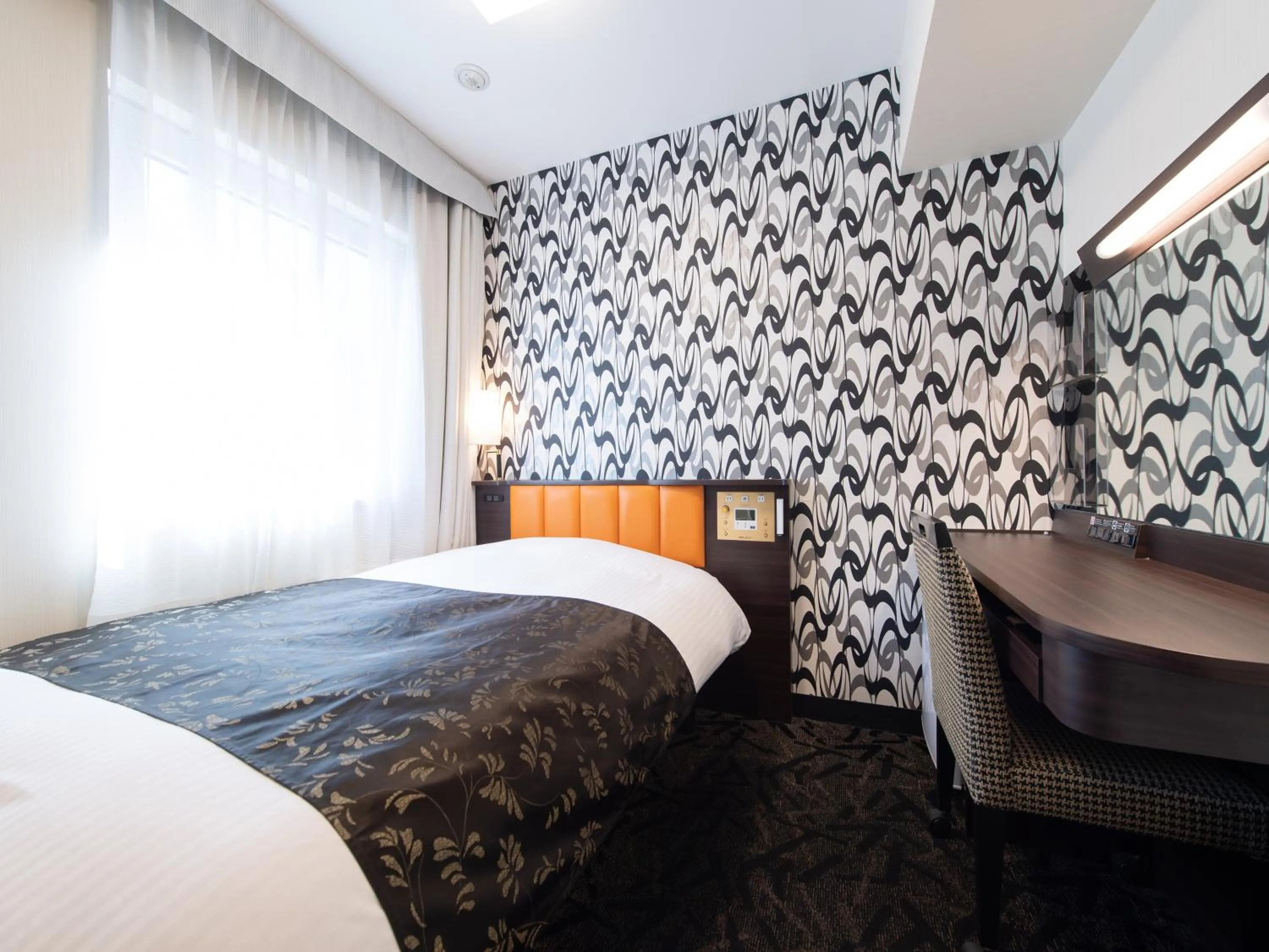 Bed in APA Hotel Ueno Hirokoji