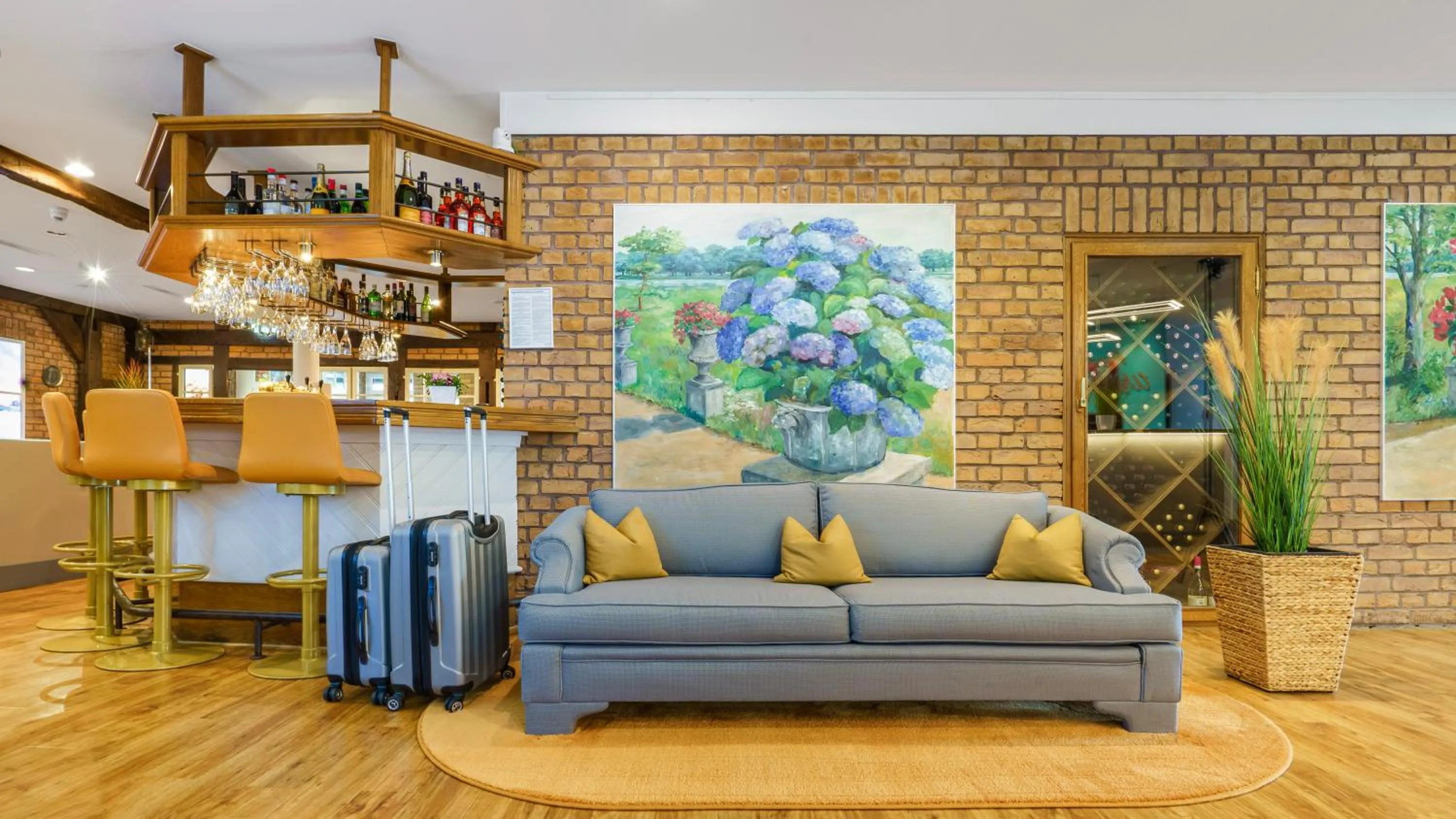 Lobby or reception in Hotel Kreuzer