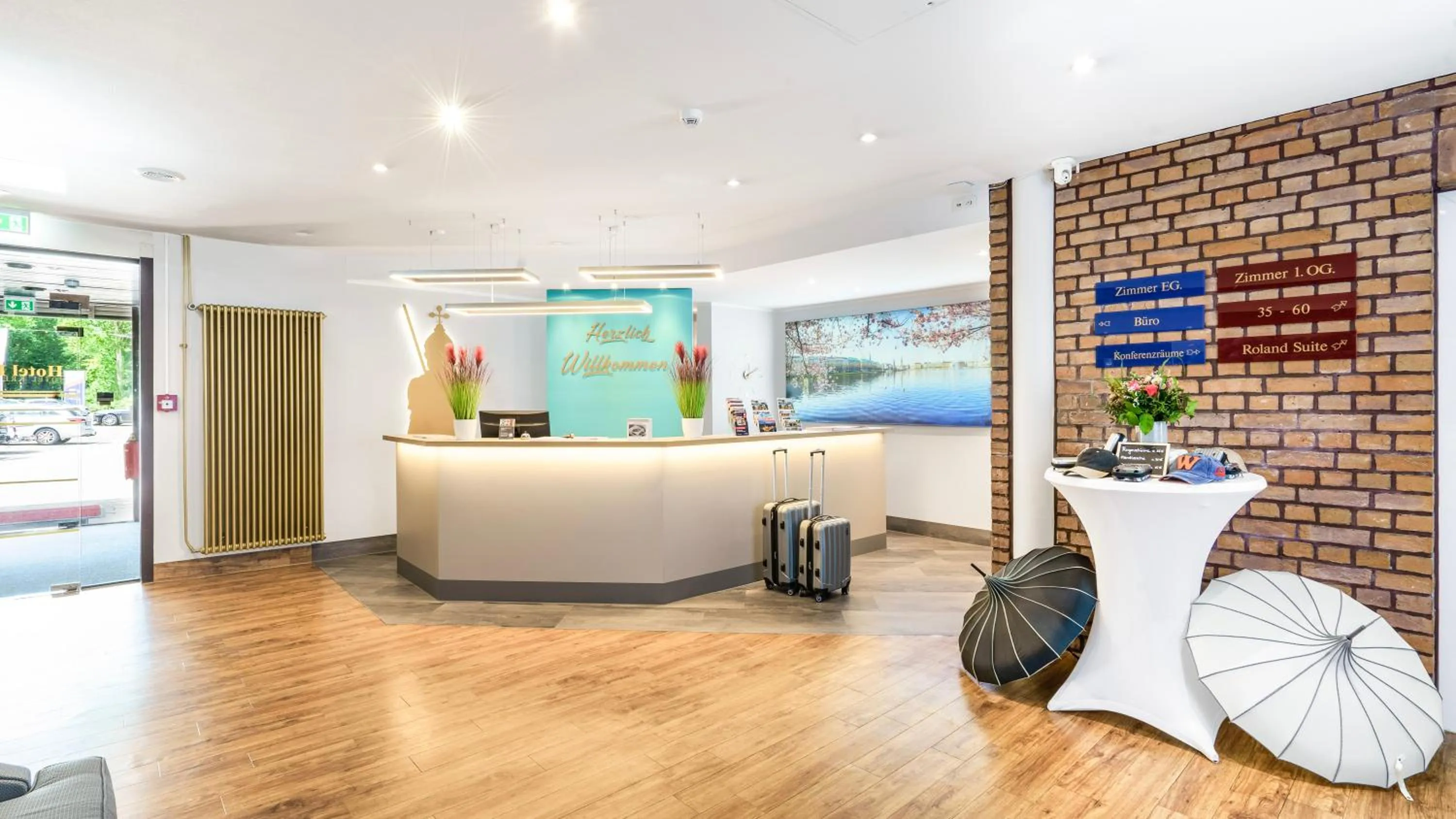 Lobby or reception in Hotel Kreuzer