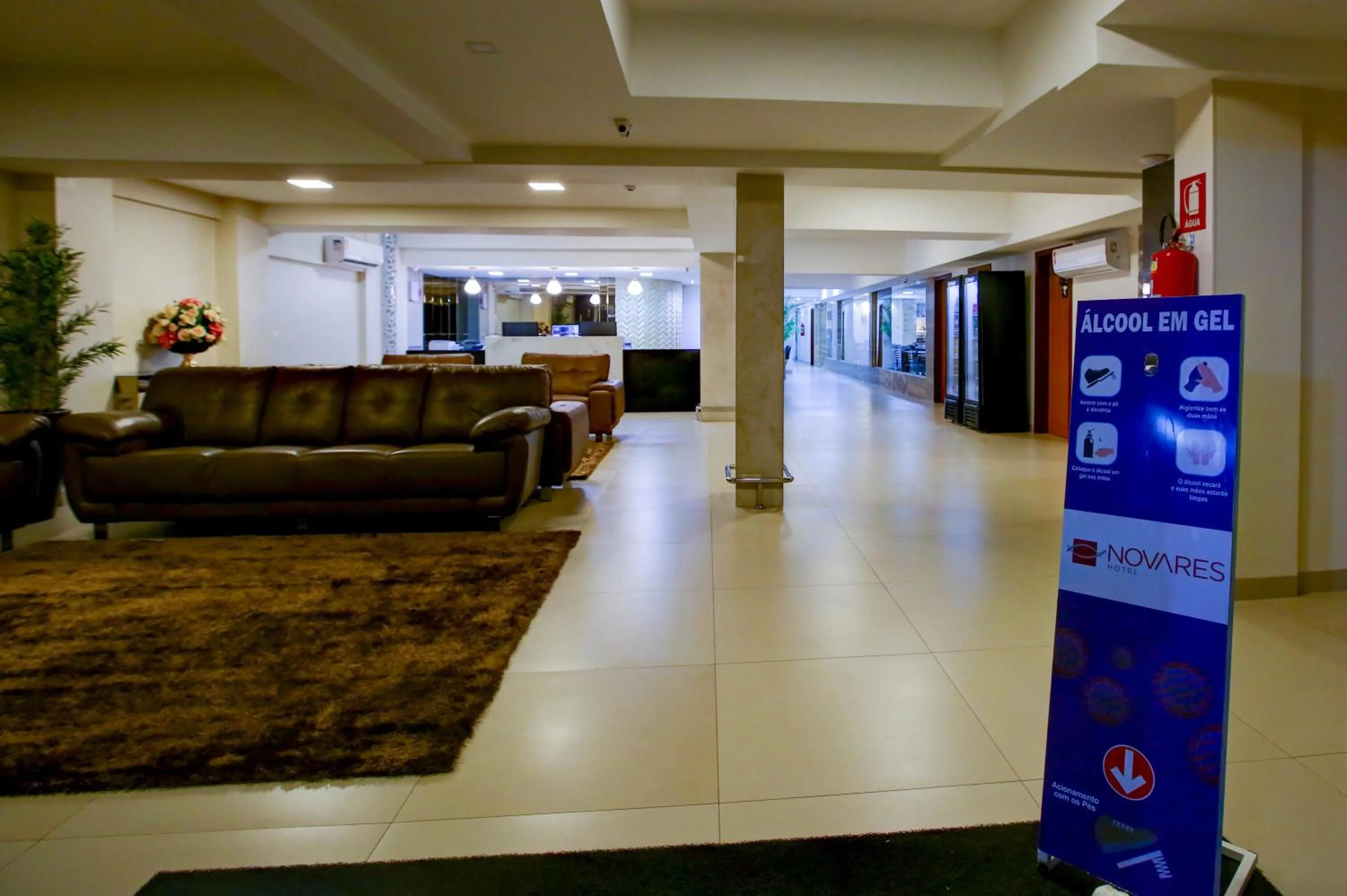 Lobby or reception in Novares Hotel