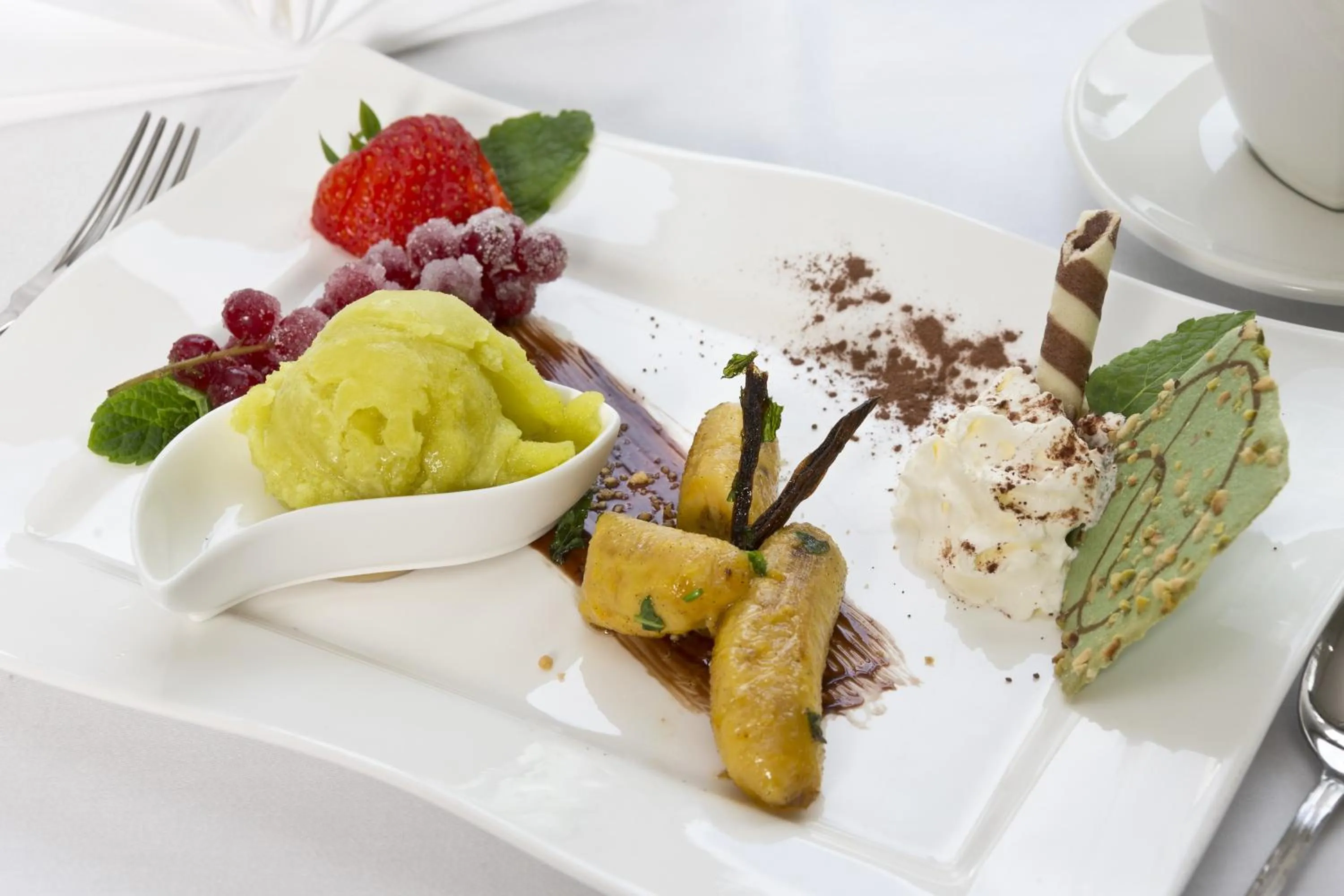 Food close-up in Seehotel Ecktannen